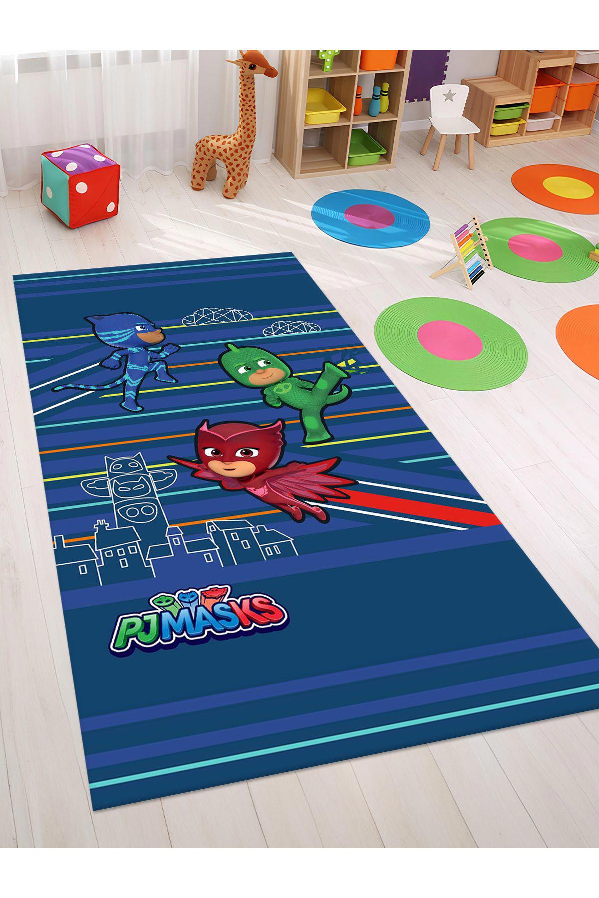 İnspira Krem 12 mm Polyester Antibakteriyel Yıkanabilir İnce Kaymaz Taban Dikdörtgen Makine Dokuma Çocuk Odası Halısı 160x230 cm