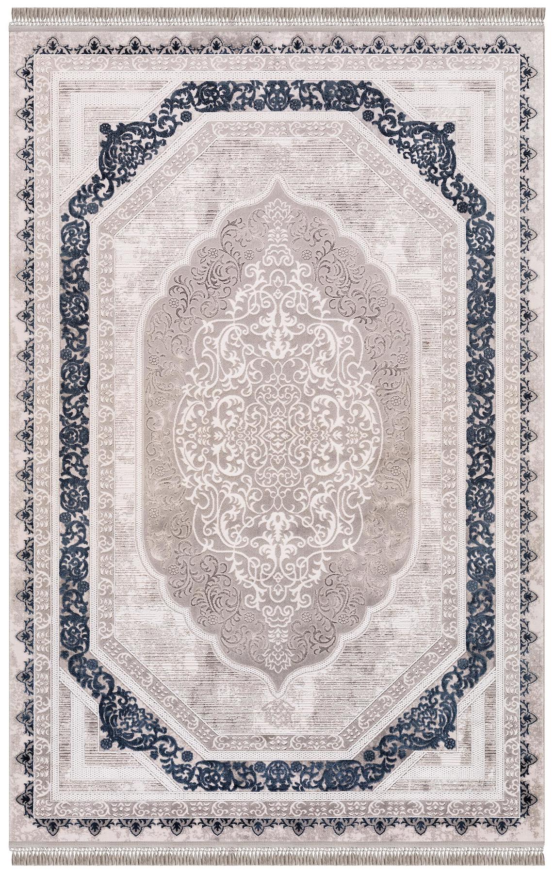 İpek Home Blossom 13640 Çok Renkli 10 mm Bambu Toz Tutmaz Yıkanabilir Orta Kaymaz Pamuk Taban Dikdörtgen Makine Dokuma Antre-Çocuk Odası-Salon-Yatak Odası Halısı 180x300 cm
