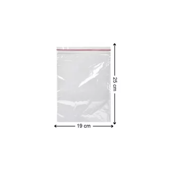 Kalbi Ticaret Orta Kilitli 19x25 Buz Dolabı Poşeti 100 Adet