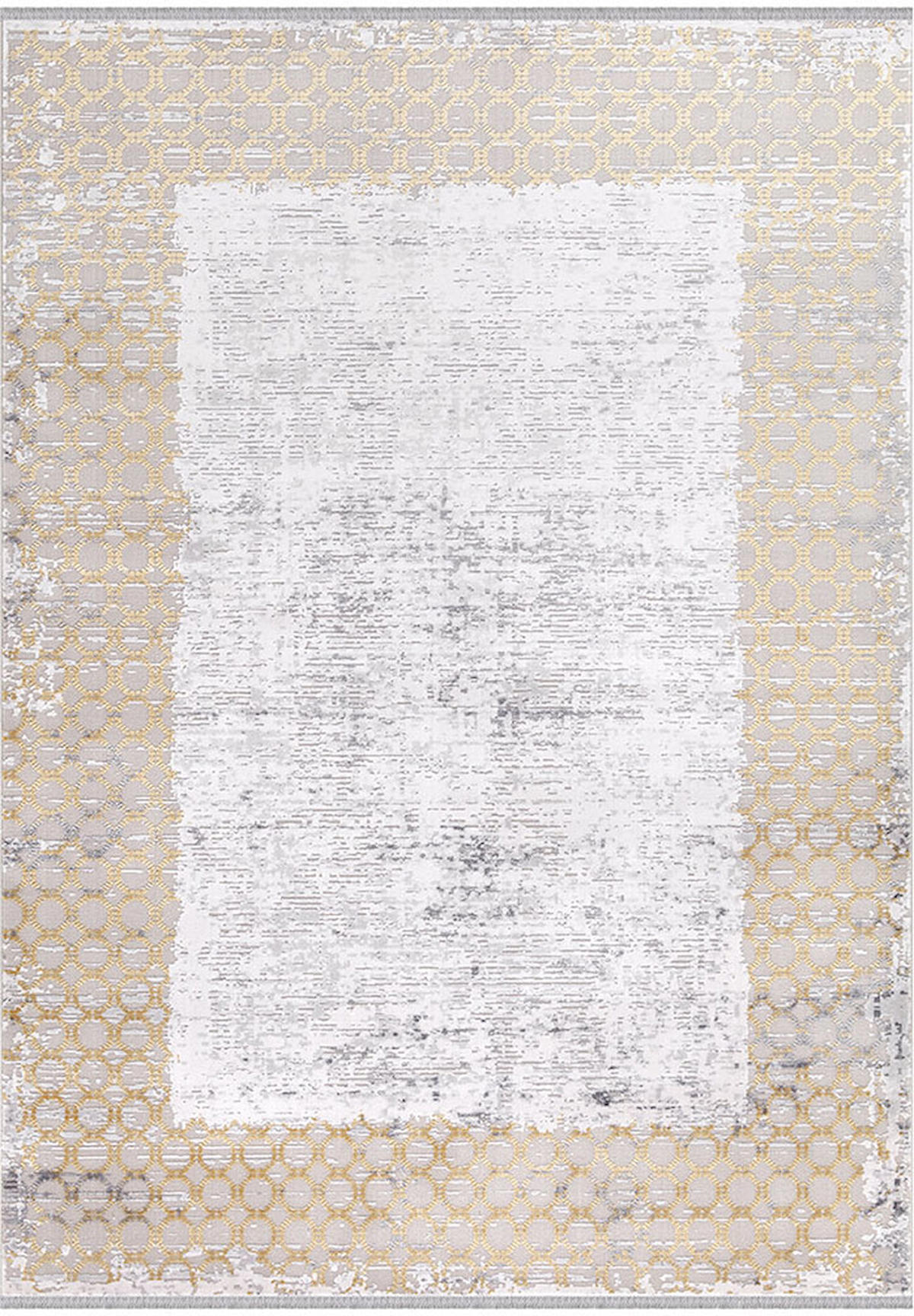 İpek Home Roxanne 17167 Bej 8 mm Akrilik Yıkanabilir İnce Kaymaz Pamuk Taban Dikdörtgen Makine Dokuma Antre-Çocuk Odası-Salon-Yatak Odası Halısı 80x140 cm