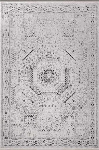 Flora Halı Magnum 7066B Krem 6 mm Akrilik-Viskon Silinebilir Yıkanabilir İnce Dikdörtgen Makine Dokuma Salon Halısı 200x290 cm