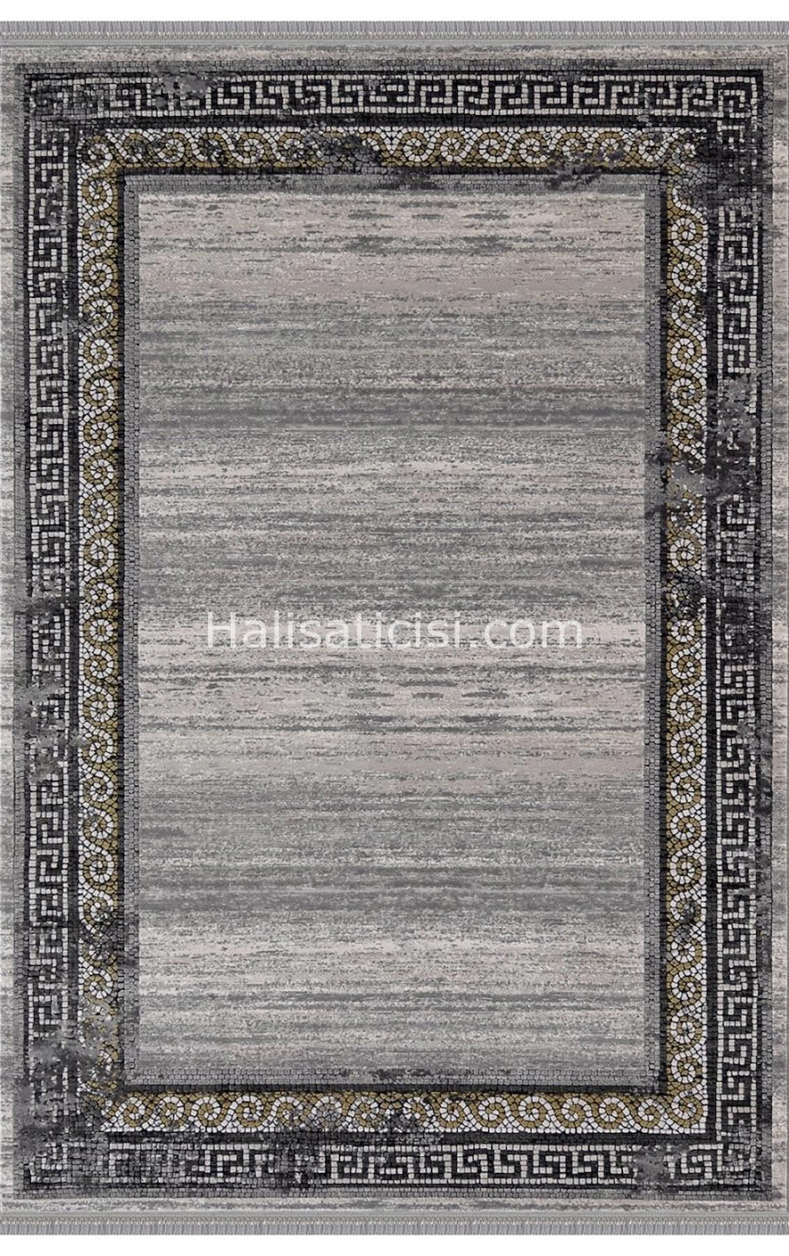 Padişah Santo 34710 Krem 10 mm Akrilik Yıkanabilir İnce Dikdörtgen Makine Dokuma Salon Halısı 60x190 cm
