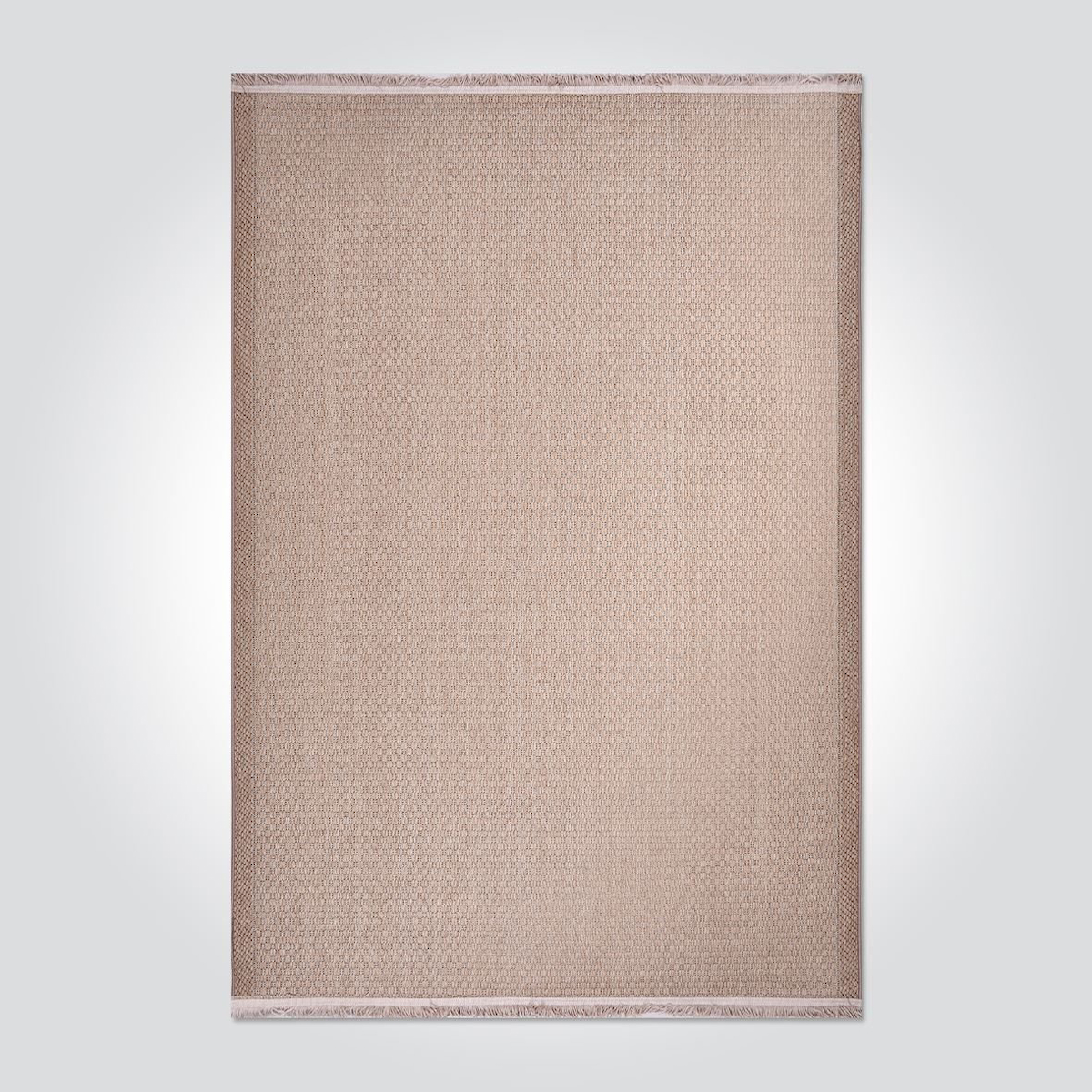 Crea Halı Napoli 9032BJK Krem 6 mm Polipropilen Toz Tutmaz Yıkanabilir Orta Dikdörtgen Makine Dokuma Salon Halısı 160x400 cm