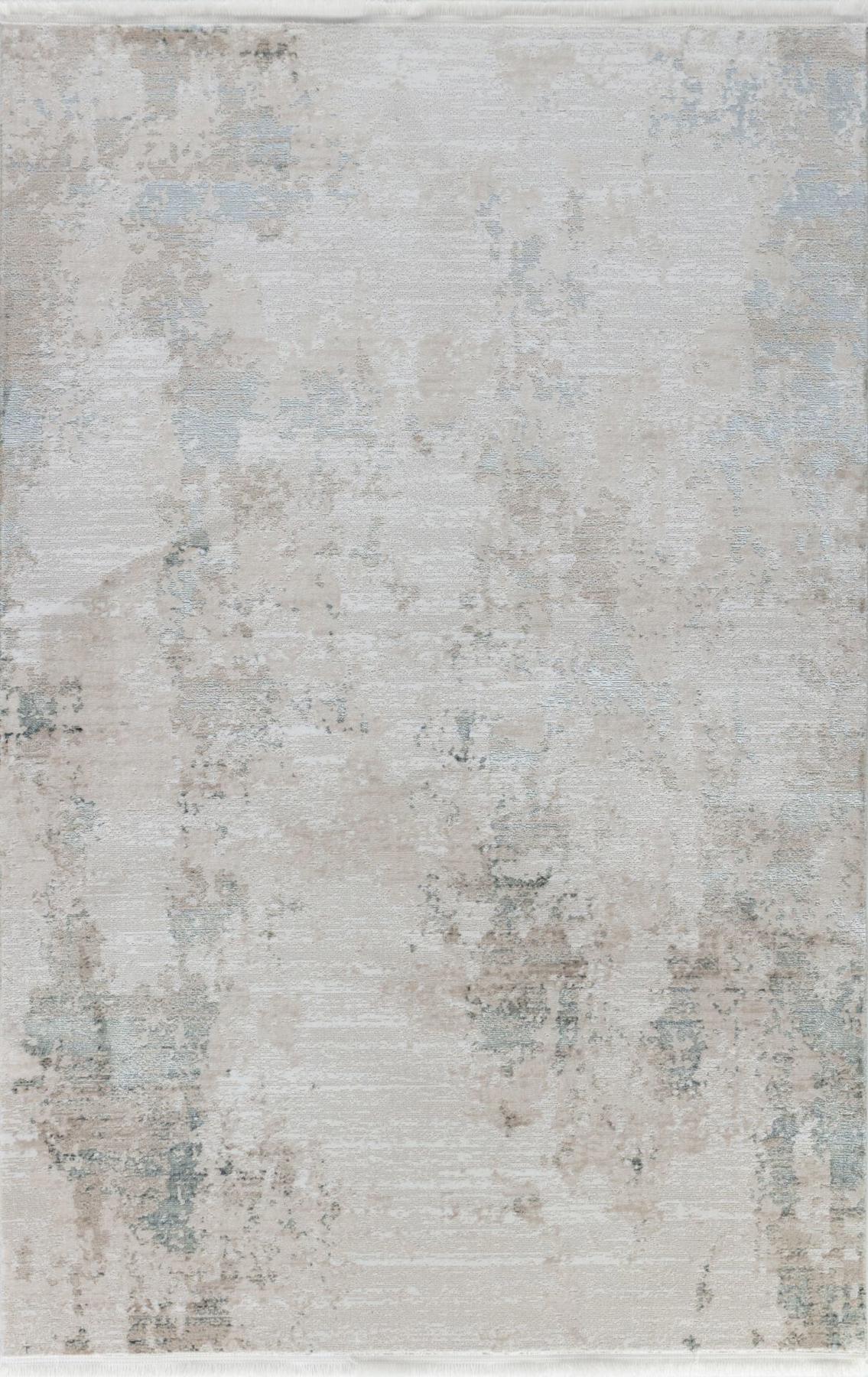 Apex Lima 6211 Krem Pamuk Yıkanabilir İnce Kaymaz Jüt Taban Dikdörtgen Makine Dokuma Salon Halısı 100x200 cm