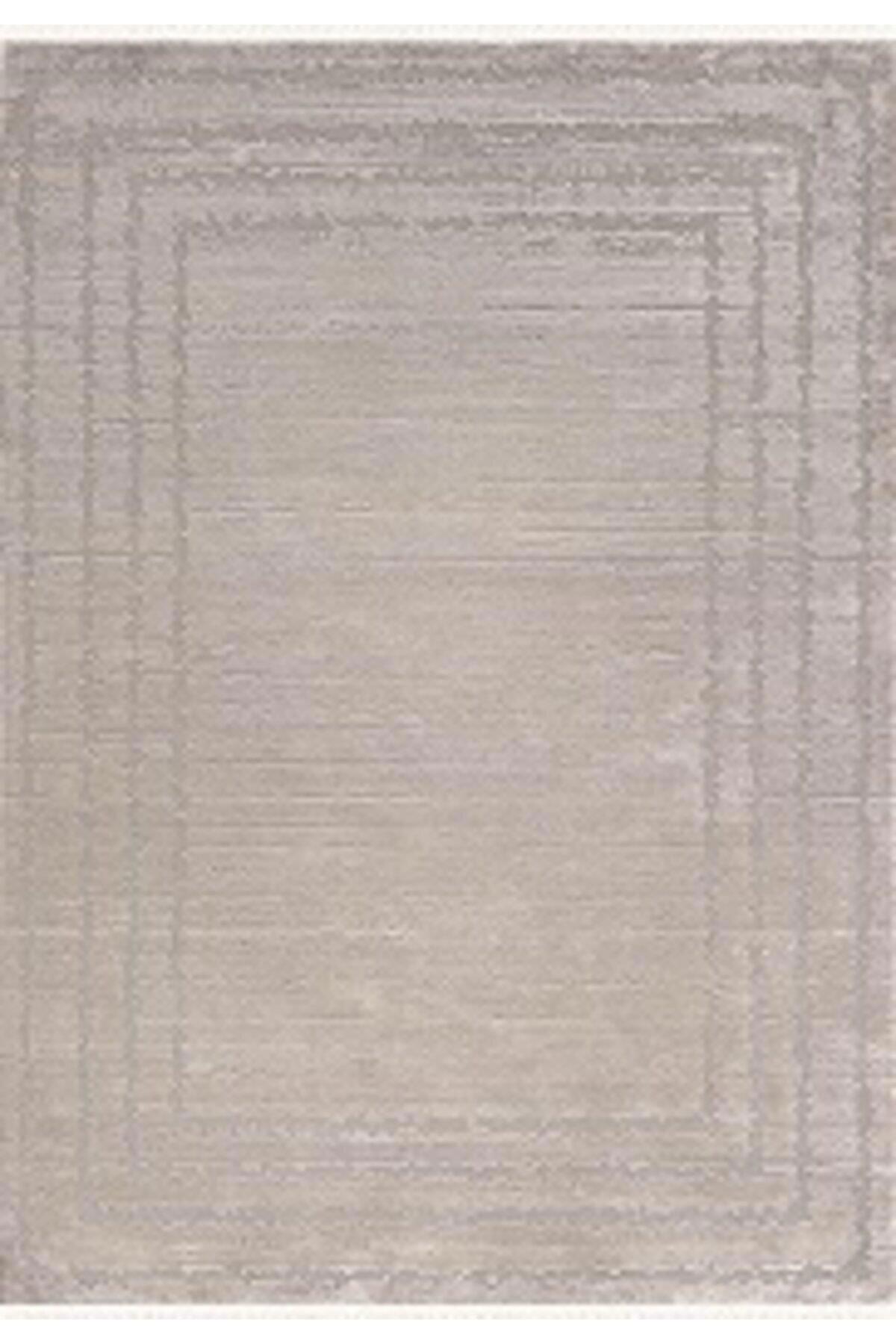Padişah Viva 34669 Gri 8 mm Bambu-Viskon Toz Tutmaz Yıkanabilir İnce Dikdörtgen Makine Dokuma Salon Halısı 200x290 cm