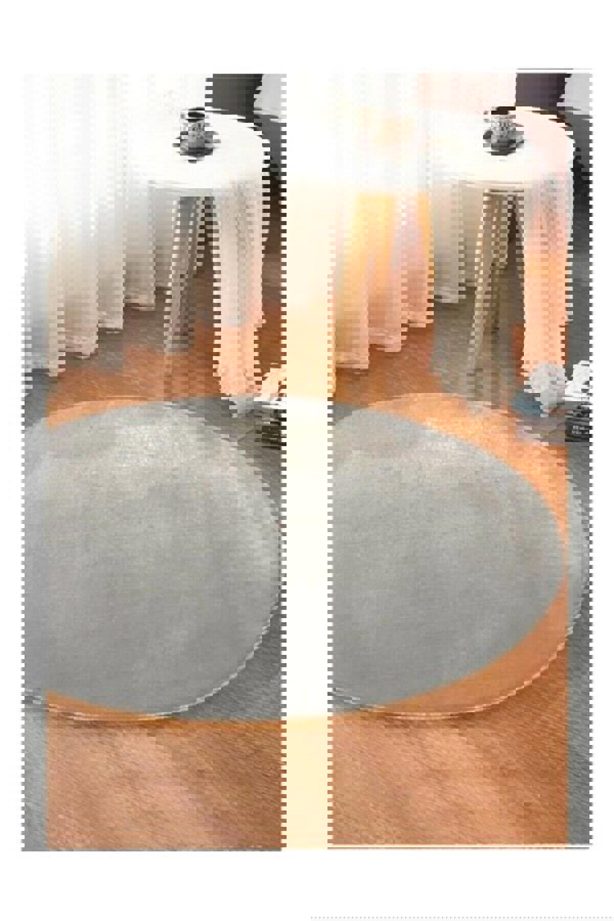 Valery Home Comfort Puffy Ekru - Siyah 12 mm Polyester Antialerjenik Yıkanabilir Kalın Kaymaz Taban Dikdörtgen Makine Dokuma Antre-Salon-Yatak Odası Halısı 80x300 cm