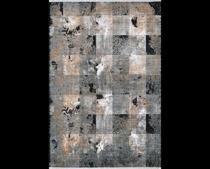 Royal Halı Babil BX10A Krem 8 mm Akrilik Toz Tutmaz Yıkanabilir Kalın Kaymaz Lateks Taban Dikdörtgen Makine Dokuma Salon Halısı 100x300 cm