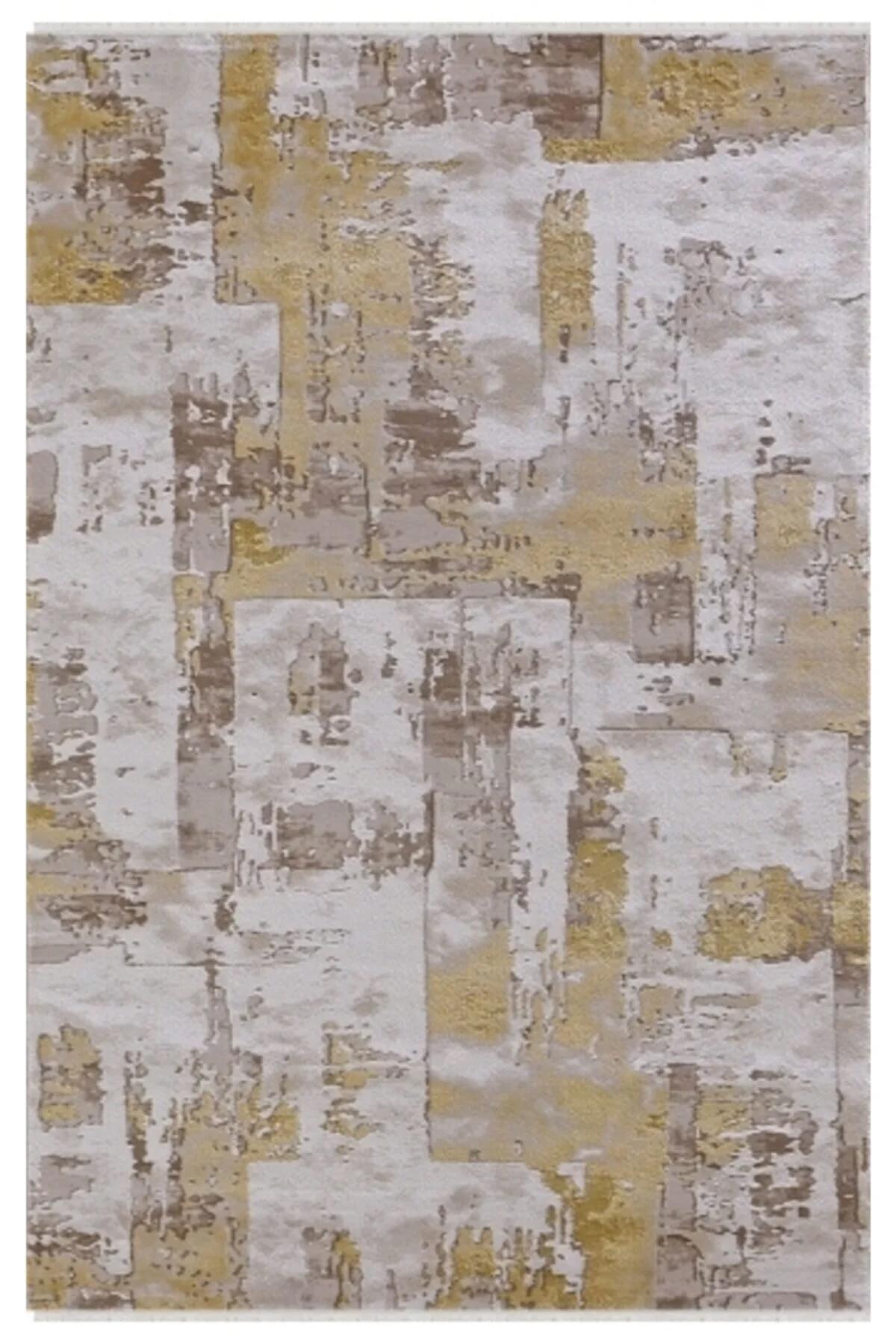 Padişah Sümela 34935 Çok Renkli 11 mm Akrilik Antibakteriyel Yıkanabilir İnce Kaymaz Dikdörtgen Makine Dokuma Salon Halısı 80x150 cm