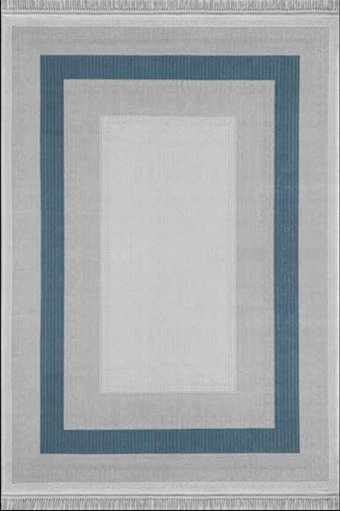 Flora Halı Avangard 7017B Krem 4 mm Bambu-Viskon Silinebilir Yıkanabilir Dikdörtgen Makine Dokuma Salon Halısı 160x230 cm