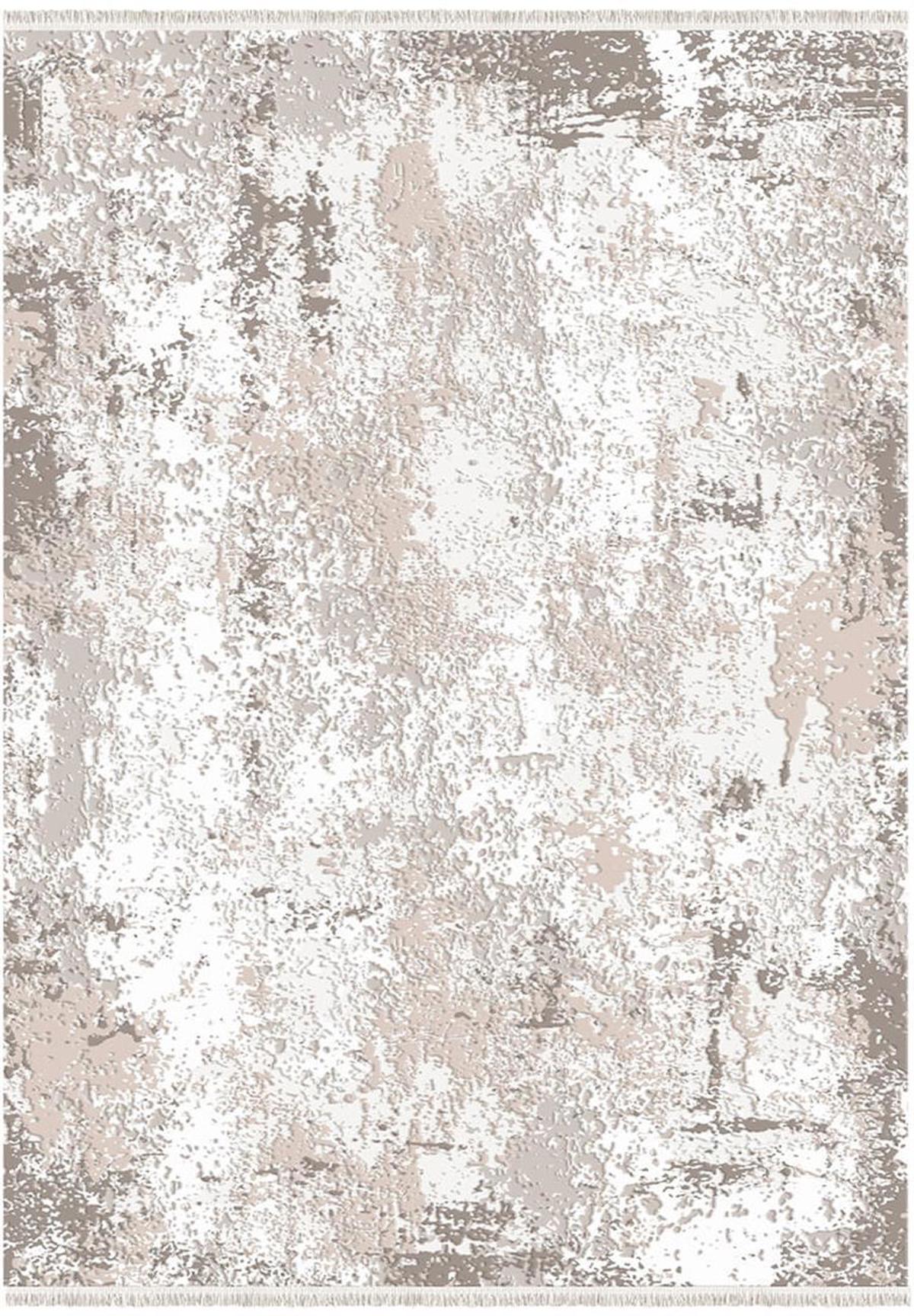 İpek Mekik Halı Gaspara 14557 Bej 11 mm Akrilik Yıkanabilir Orta Kaymaz Pamuk Taban Dikdörtgen Makine Dokuma Antre-Çocuk Odası-Salon-Yatak Odası Halısı 180x250 cm