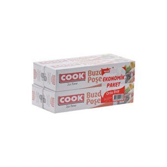Cook Orta Buz Dolabı Poşeti 80 Adet