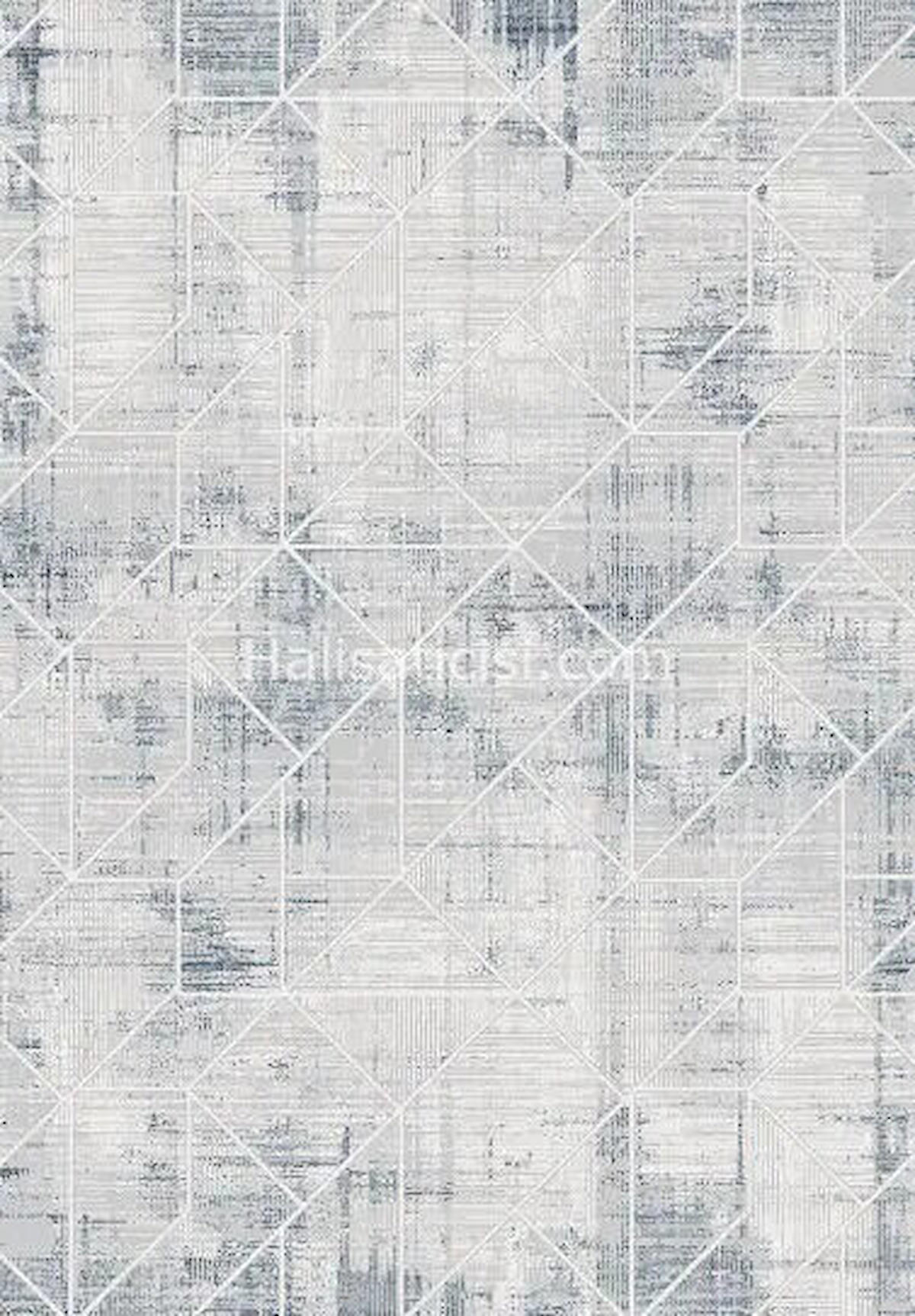 Kreasyon Halı A0191 Krem 9 mm Akrilik Yıkanabilir Kalın Pamuk Taban Dikdörtgen Makine Dokuma Salon Halısı 150x233 cm