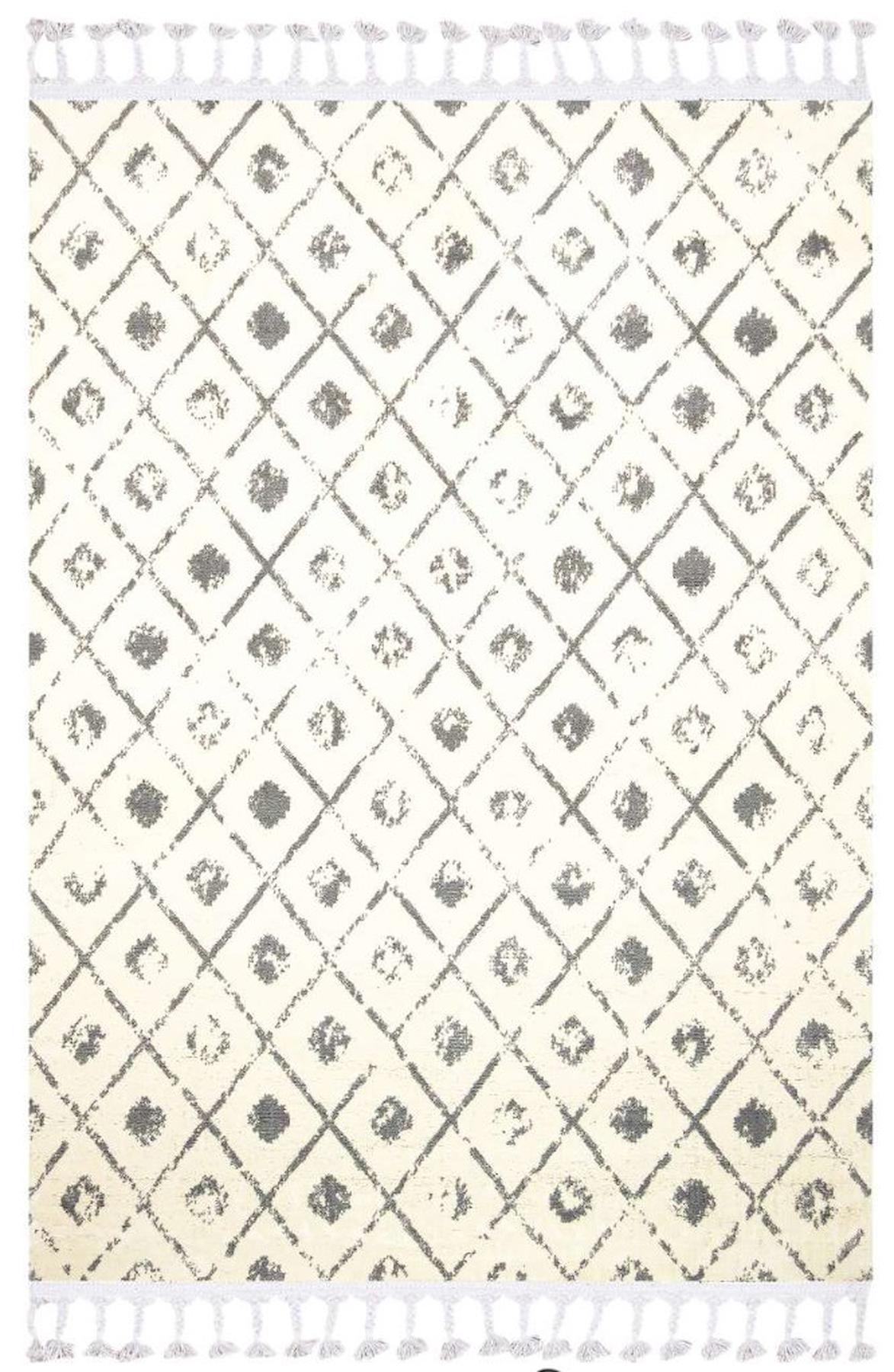 Toprak Halı Utopia 5691 Çok Renkli 17 mm Polyester Yumuşak Yıkanabilir Kalın Dikdörtgen Makine Dokuma Antre-Oturma Odası-Salon-Yatak Odası Halısı 80x150 cm
