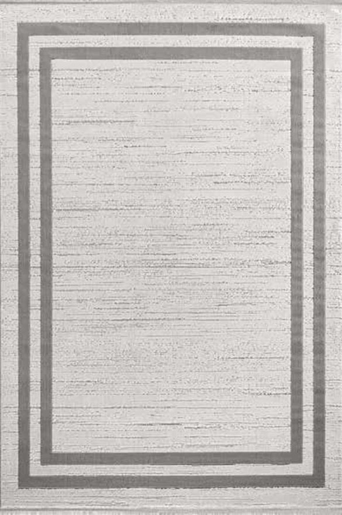 Flora Halı Ayşıl 6011A Antrasit 4 mm Akrilik-Bambu Silinebilir Yıkanabilir Dikdörtgen Makine Dokuma Salon Halısı 160x230 cm