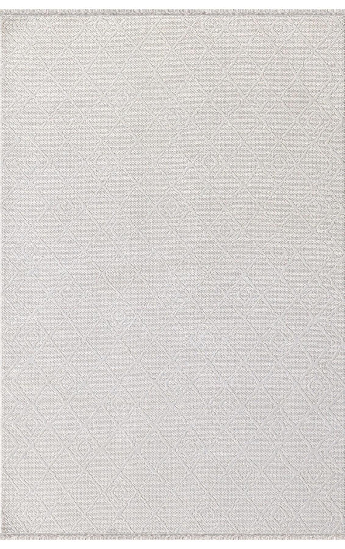 Padişah Eternity 36138 Krem 10 mm Akrilik Yıkanabilir İnce Dikdörtgen Makine Dokuma Salon Halısı 300x400 cm