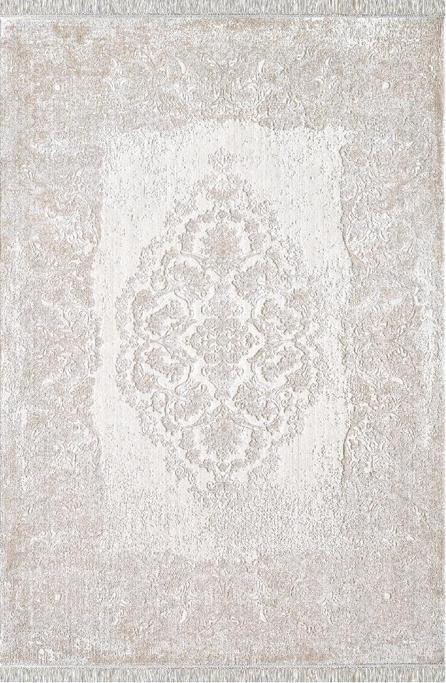 Pierre Cardin Voila ZQ01D Çok Renkli 6 mm Viskon Yumuşak Yıkanabilir İnce Kaymaz Dikdörtgen Makine Dokuma Salon Halısı 120x350 cm