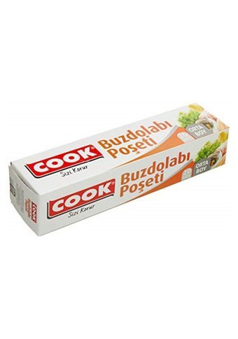 Cook Orta 24x38 Buz Dolabı Poşeti 80 Adet