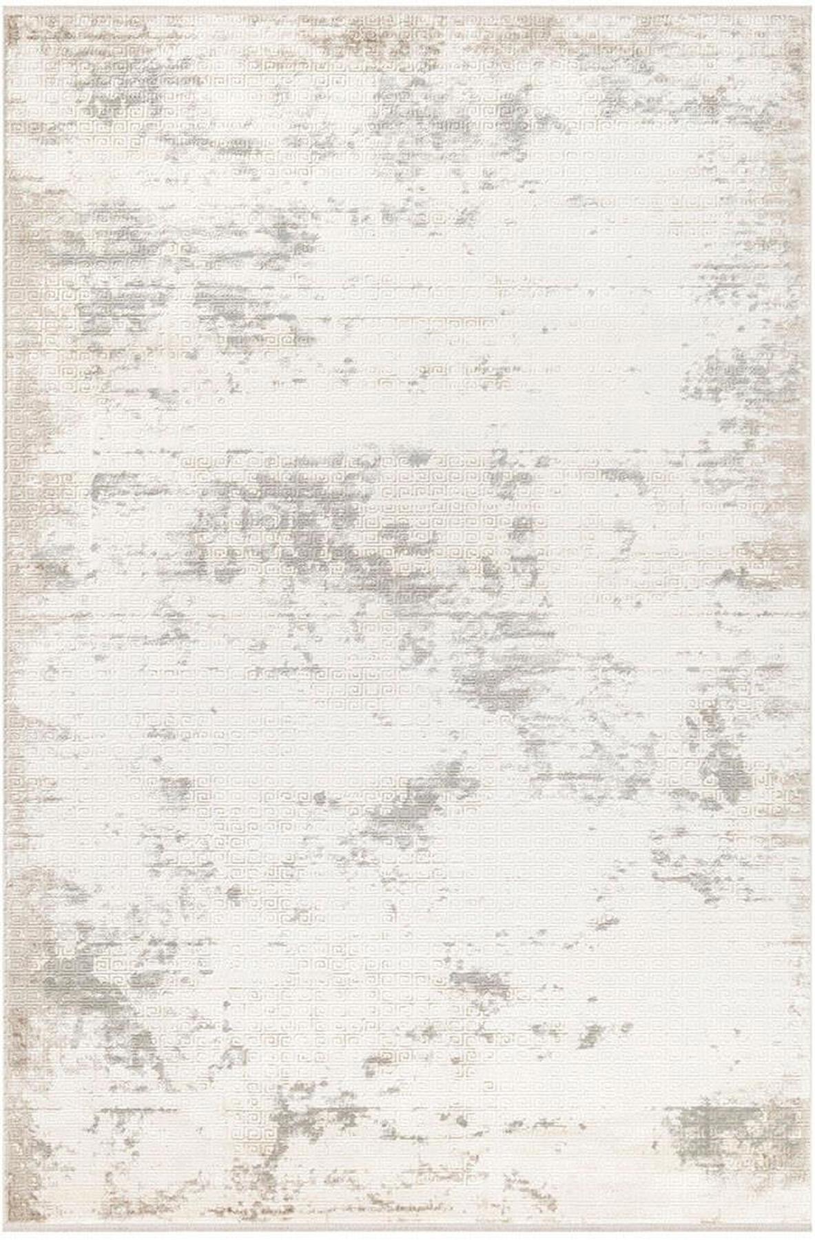 İpek Mekik Halı Allures Gri - Vizon 8 mm Viskon Antialerjenik-Toz Tutmaz Yıkanabilir Orta Kaymaz Taban Dikdörtgen Makine Dokuma Antre-Çocuk Odası-Salon-Yatak Odası Halısı 120x120 cm