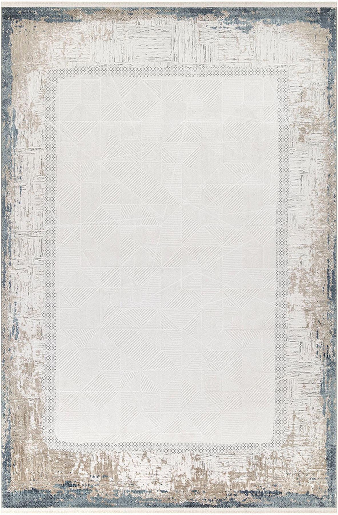 İpek Home Allures 12058 Çok Renkli 8 mm Akrilik Yalıtıma Yardımcı Yıkanabilir Orta Kaymaz Pamuk Taban Dikdörtgen Makine Dokuma Salon Halısı 80x150 cm