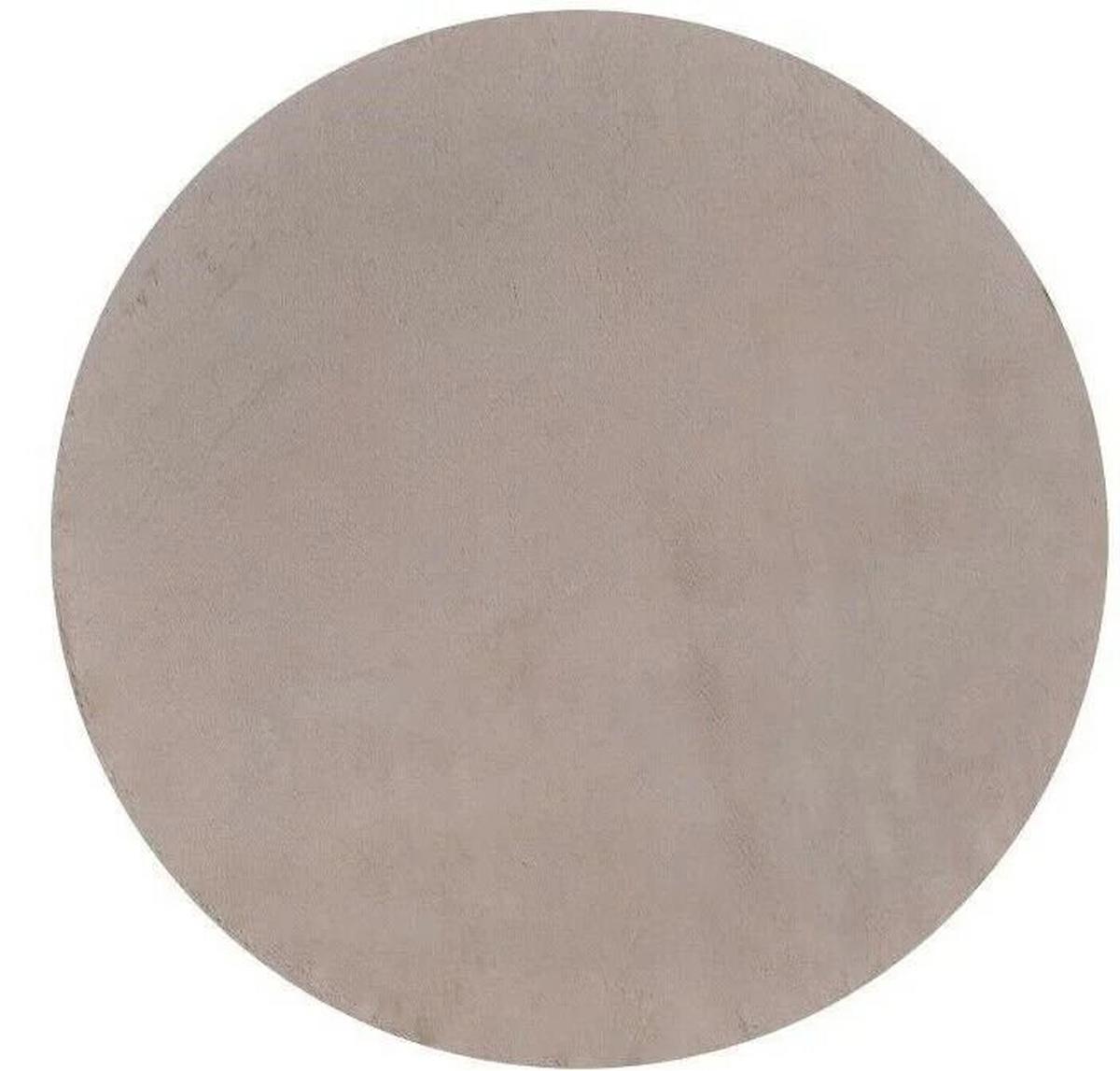 Gümüşsuyu Deco Soft 15314 Vizon 7 mm Polyester Yıkanabilir Kalın Kaymaz Taban Yuvarlak Makine Dokuma Salon Halısı 160x230 cm