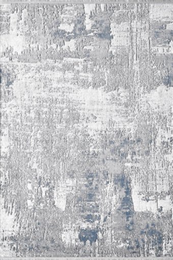 Royal Halı Lootus LO16A Gri Akrilik Antibakteriyel Yıkanabilir Kalın Kaymaz Lateks Taban Dikdörtgen Makine Dokuma Salon Halısı 80x150 cm