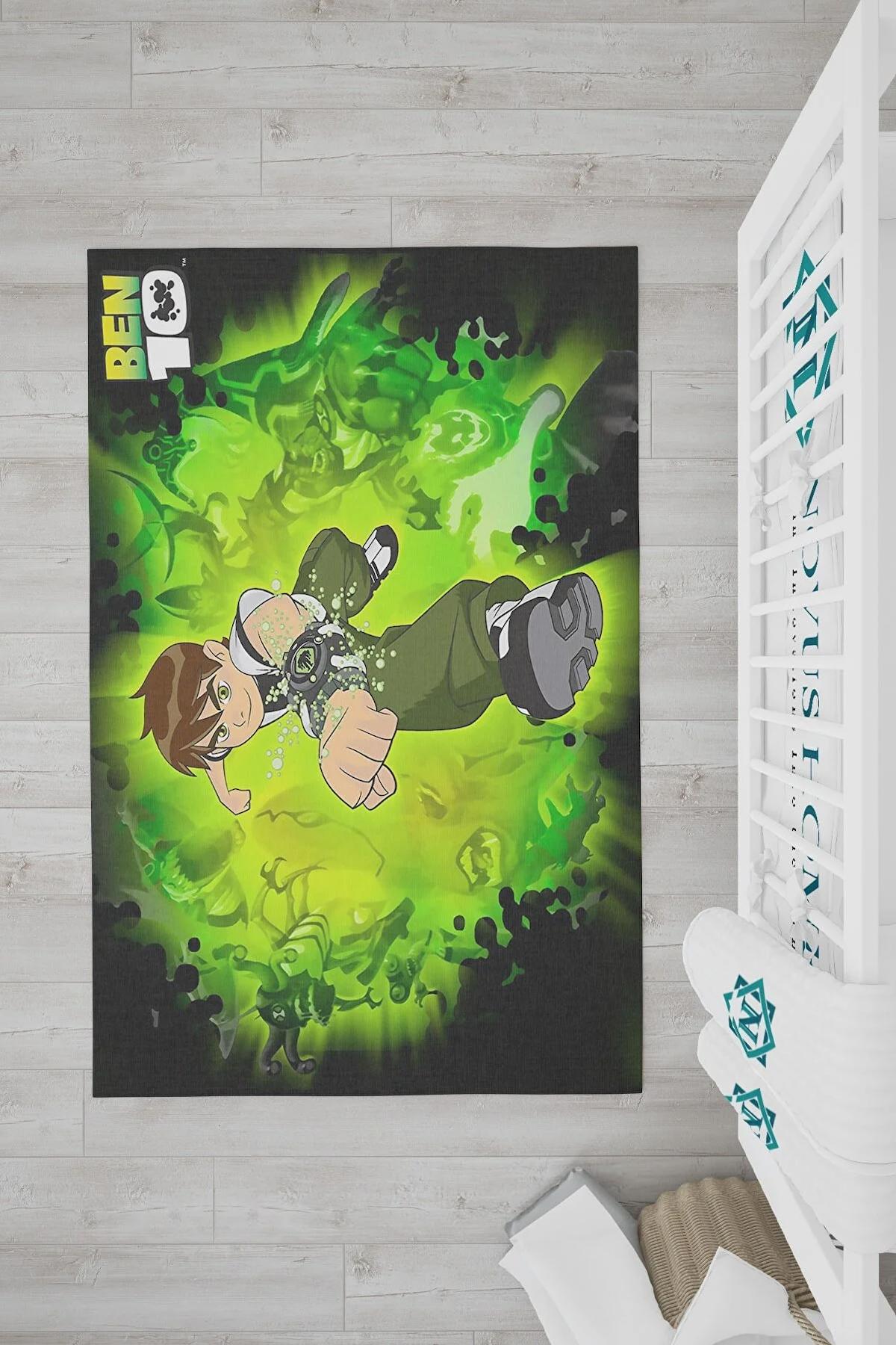 Novus Home Verona Serisi Çok Renkli 6 mm Polyester Antibakteriyel-Toz Tutmaz-Yalıtıma Yardımcı Yıkanabilir İnce Kaymaz Taban Yuvarlak Makine Dokuma Çocuk Odası Halısı 120x200 cm