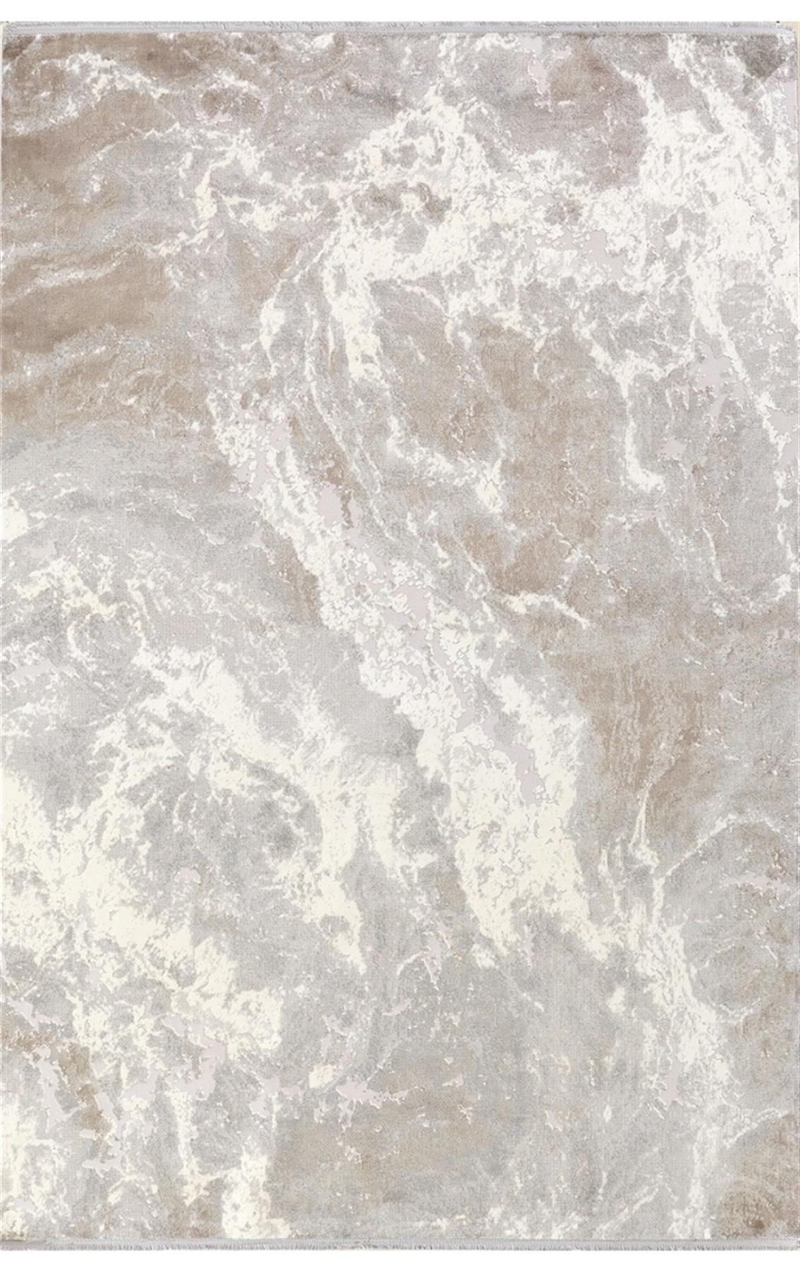 Dinarsu Cobalt 31868 Kahverengi 10 mm Akrilik Silinebilir Yıkanabilir Orta Kaymaz Dikdörtgen Makine Dokuma Oturma Odası Halısı 160x230 cm