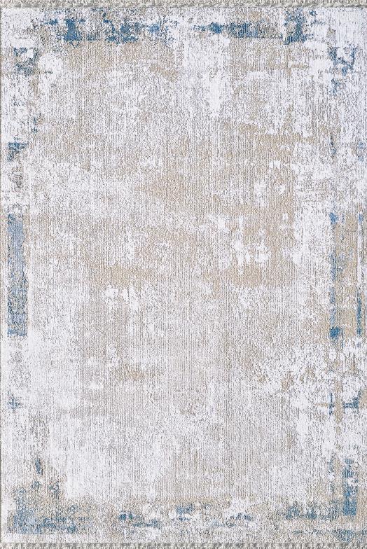 Atlas Halı Vage VQ03B Çok Renkli 8 mm Akrilik Yıkanabilir İnce Kaymaz Jüt Taban Dikdörtgen Makine Dokuma Salon Halısı 80x120 cm