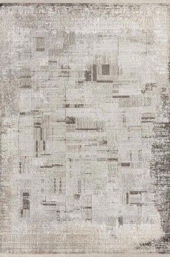 Sanat Halı Suare 3356 Çok Renkli 7 mm Pamuk Antibakteriyel Yıkanabilir Kalın Kaymaz Lateks Taban Dikdörtgen Makine Dokuma Salon Halısı 160x230 cm