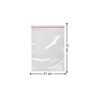 Kalbi Ticaret Büyük Kilitli 21x27 Buz Dolabı Poşeti 100 Adet