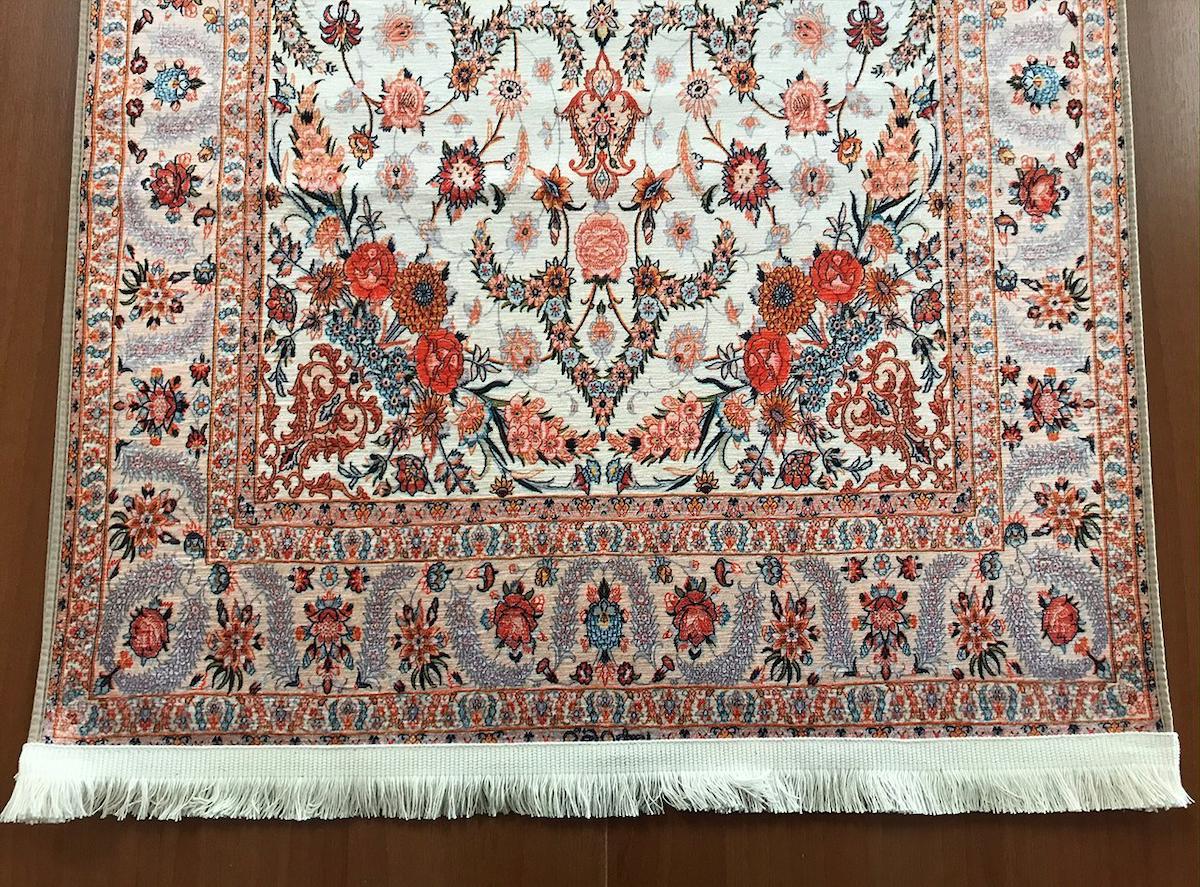 Prizma Home V6027 Çok Renkli Pamuk Toz Tutmaz Yıkanabilir Orta Dikdörtgen Makine Dokuma Oturma Odası-Salon Halısı 80x300 cm