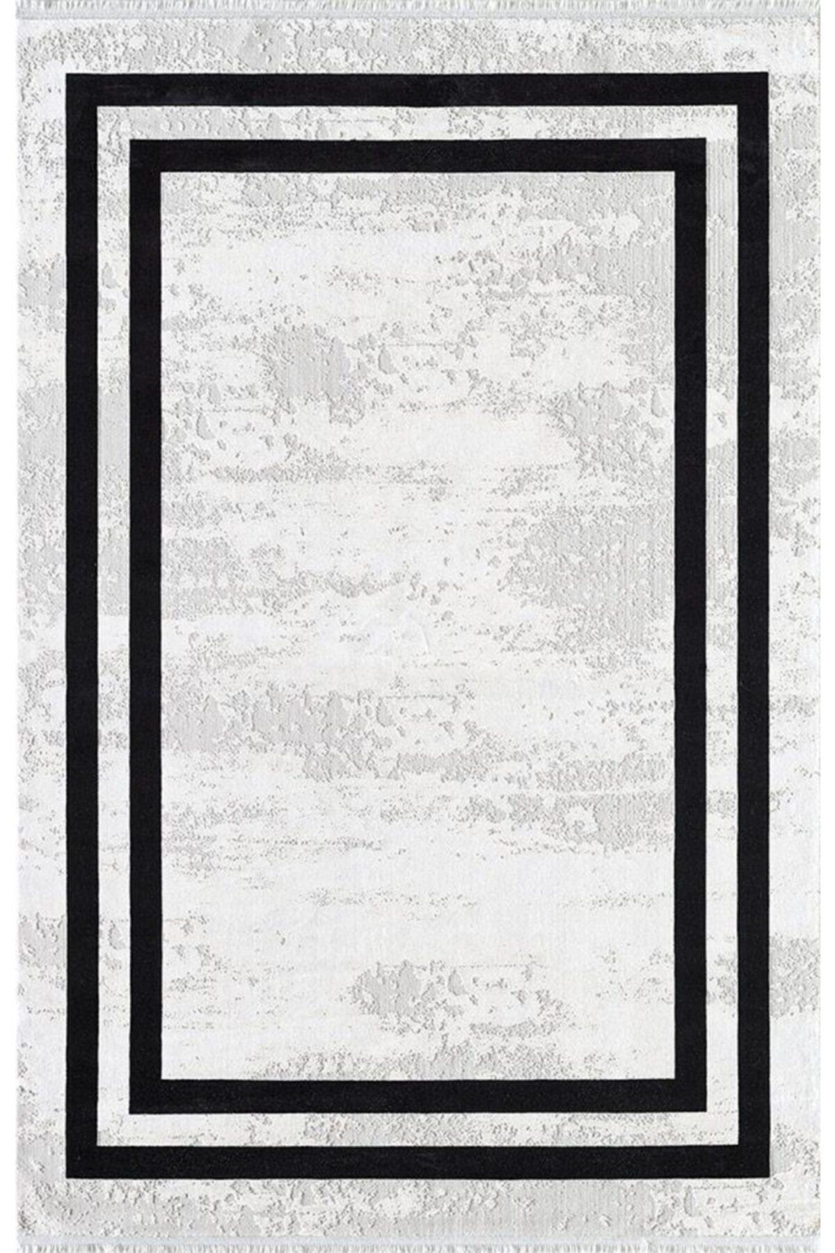 Pierre Cardin Monet MT20B Çok Renkli 10 mm Viskon Antibakteriyel Yıkanabilir İnce Kaymaz Dikdörtgen Makine Dokuma Salon Halısı 160x230 cm