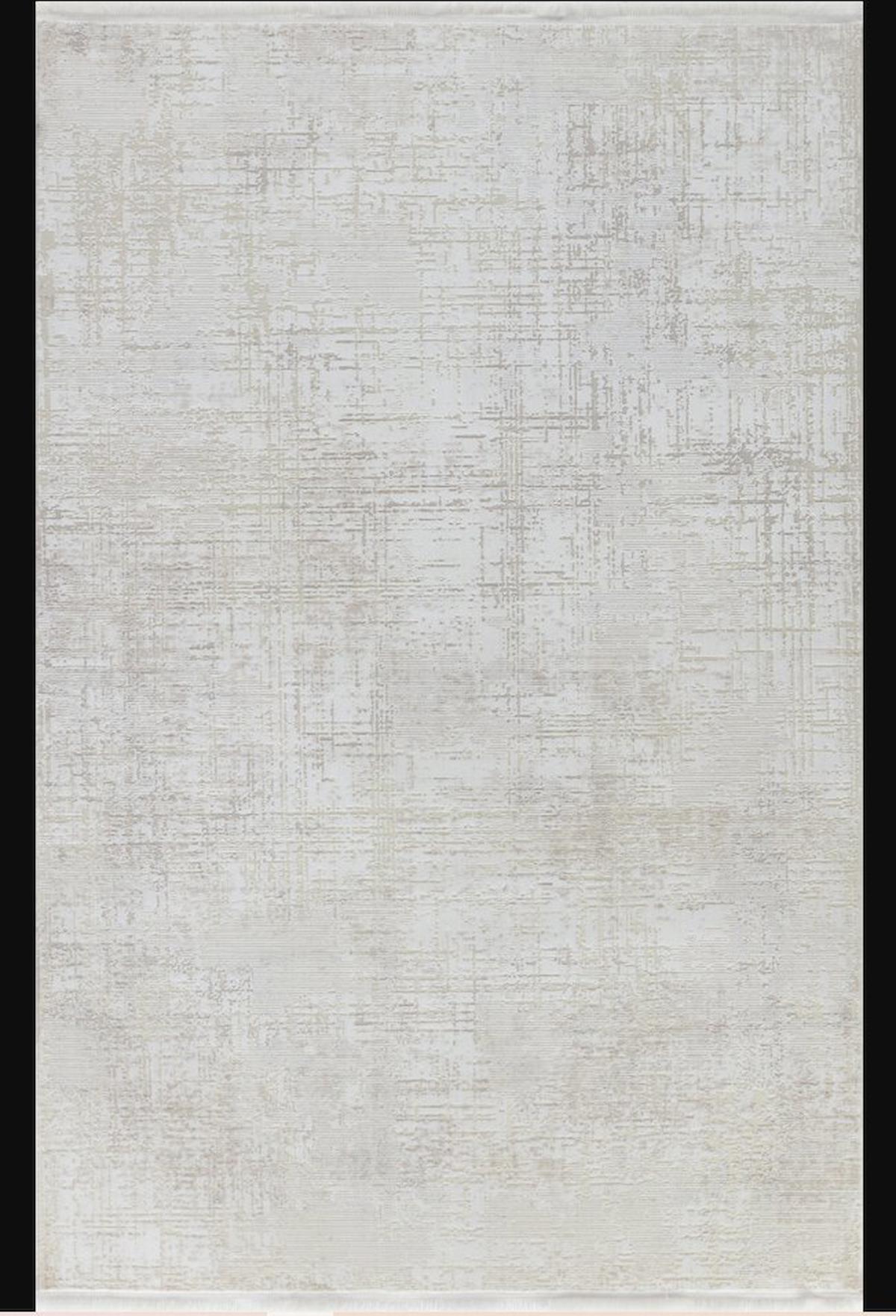 Apex Lima Krem Pamuk Yıkanabilir İnce Kaymaz Dikdörtgen Makine Dokuma Salon Halısı 80x120 cm
