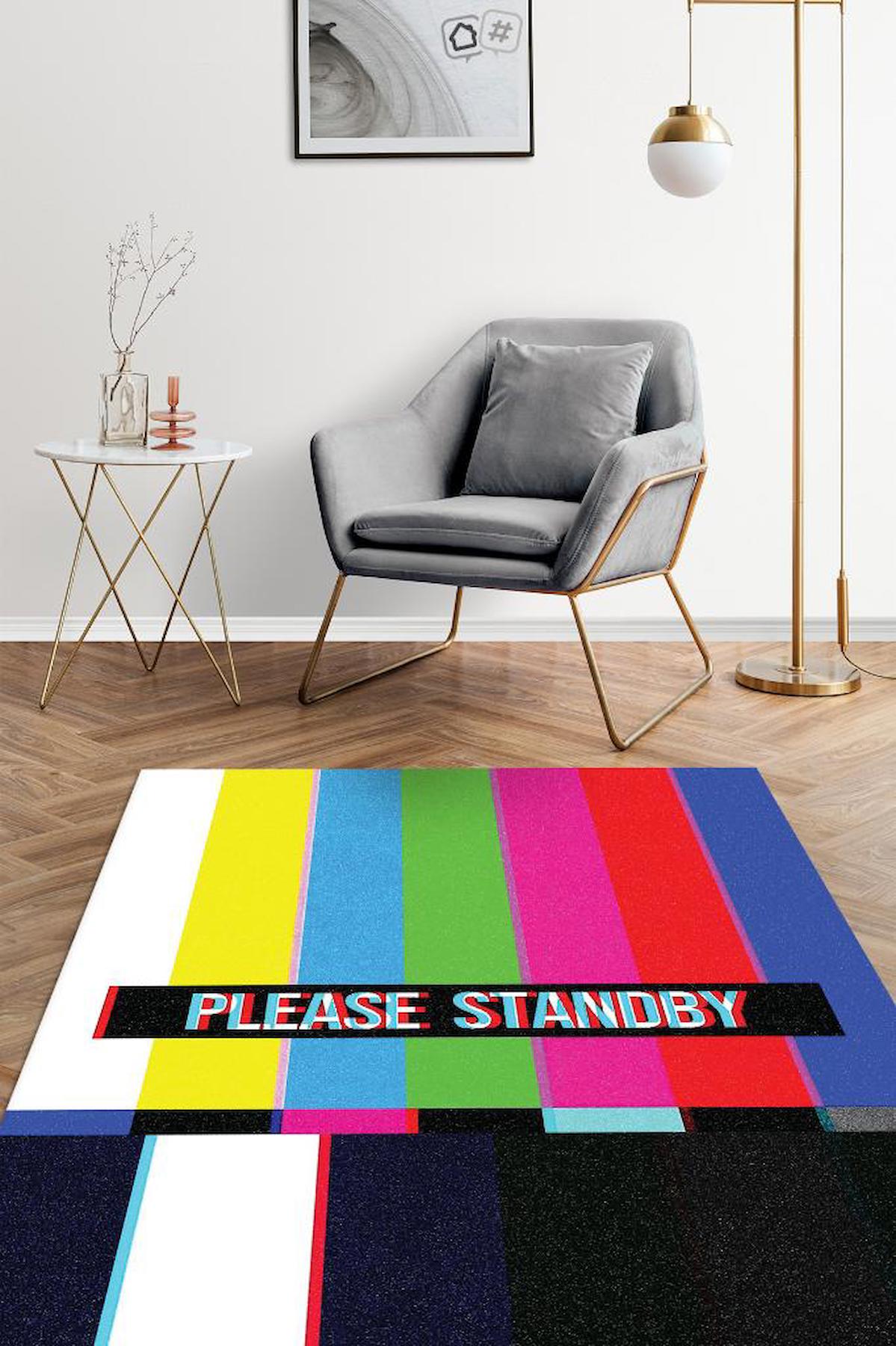 Homshtag Standby Krem 4 mm Pamuk Antistatik Yıkanabilir İnce Kaymaz Dikdörtgen Makine Dokuma Genç Odası Halısı 80x200 cm