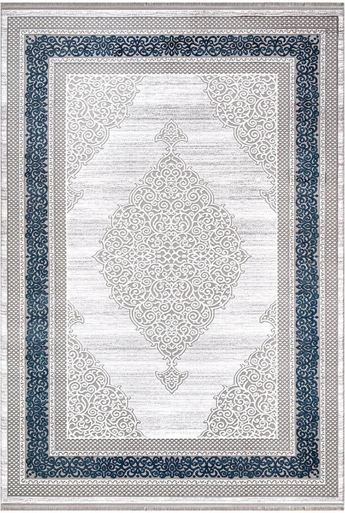İpek Home Sardes 6926A Krem 10 mm Akrilik Yıkanabilir Orta Kaymaz Pamuk Taban Dikdörtgen Makine Dokuma Antre-Çocuk Odası-Salon-Yatak Odası Halısı 80x300 cm