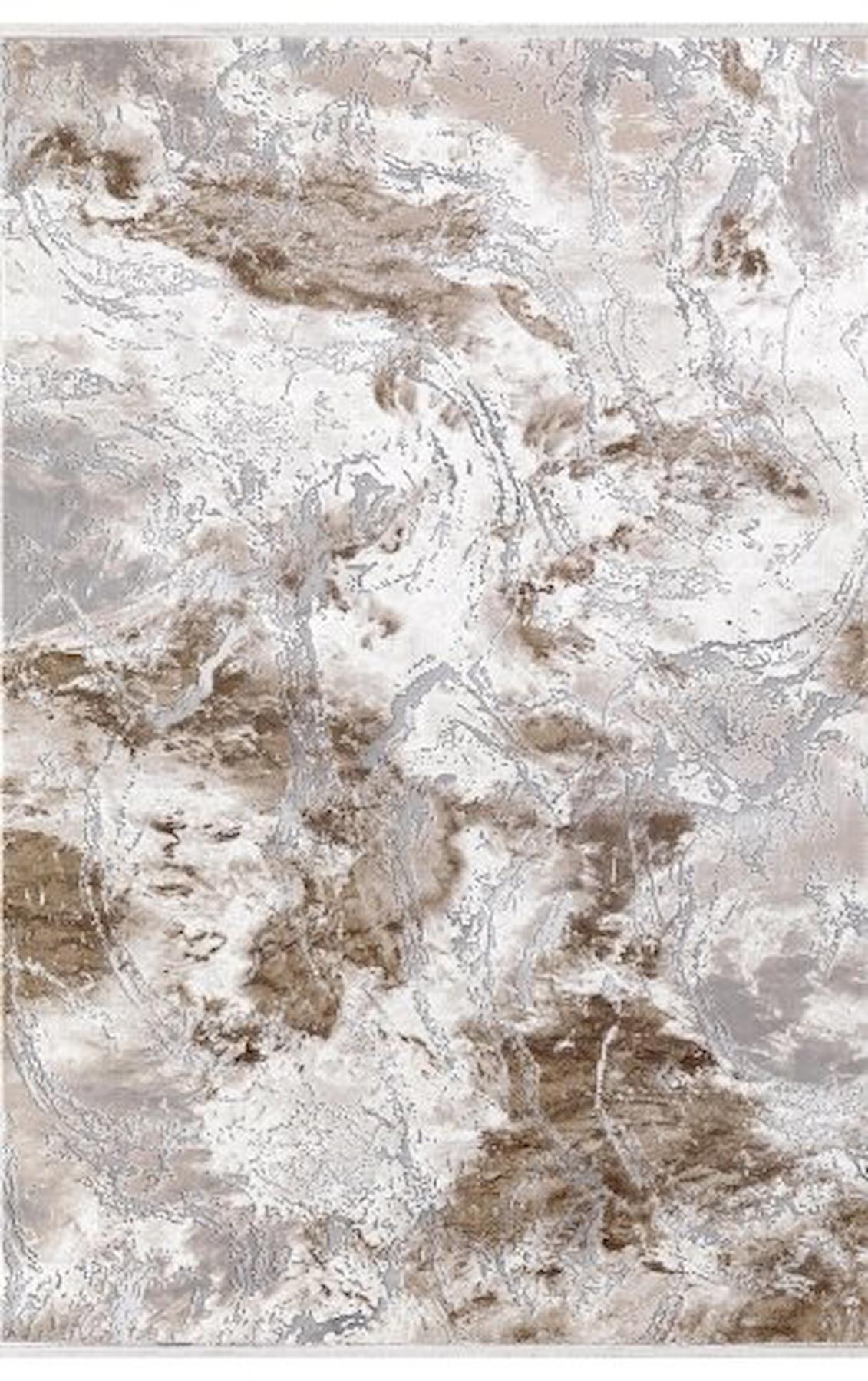 Padişah Eternity 331970 Krem 10 mm Akrilik Yıkanabilir İnce Dikdörtgen Makine Dokuma Salon Halısı 200x290 cm