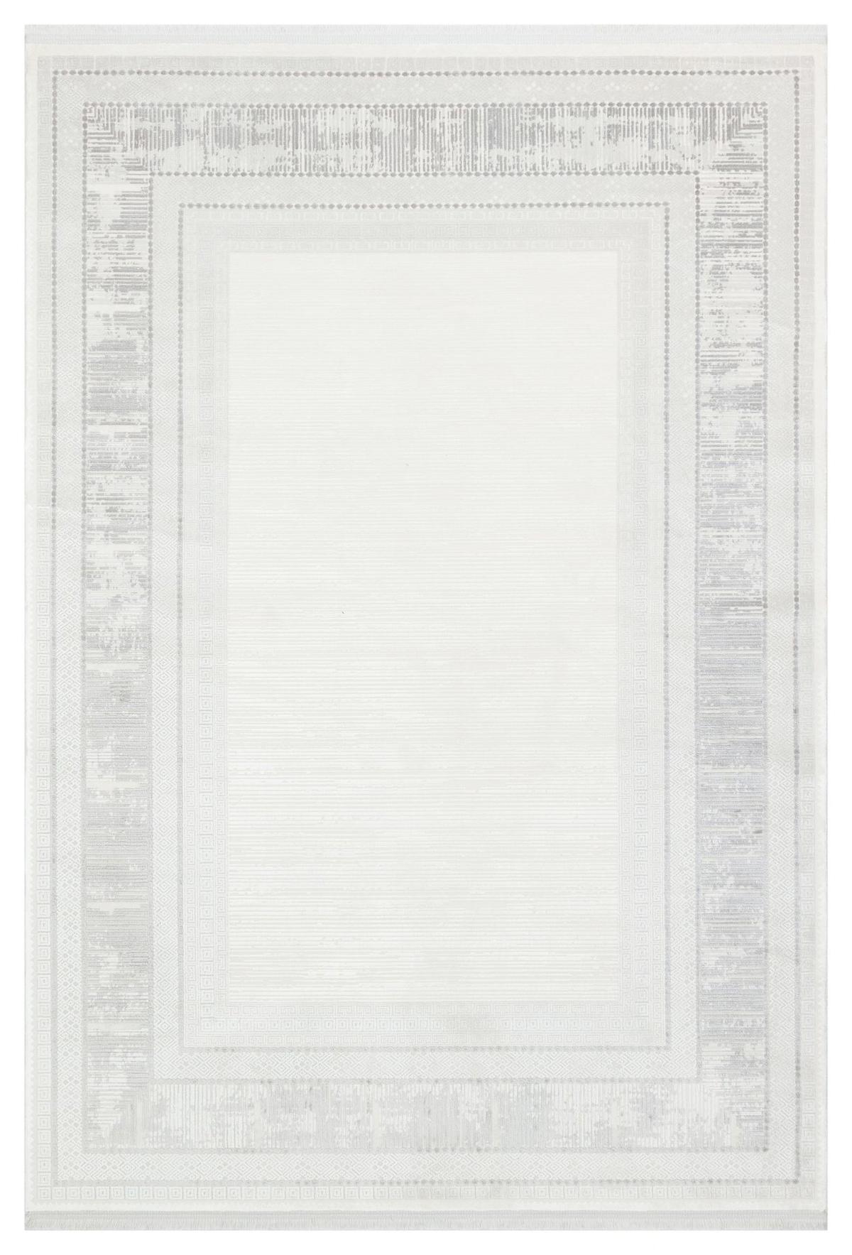 Apex Caliente 4921 Çok Renkli Viskon Yıkanabilir İnce Kaymaz Jüt Taban Dikdörtgen Makine Dokuma Salon Halısı 100x300 cm