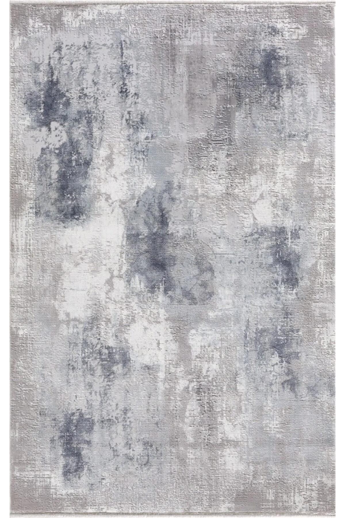 Merinos Therapy 19114 Çok Renkli 12 mm Akrilik-Viskon Katlanabilir-Kırılma Yapmaz Yıkanabilir Kalın Kaymaz Dikdörtgen Makine Dokuma Salon Halısı 80x300 cm