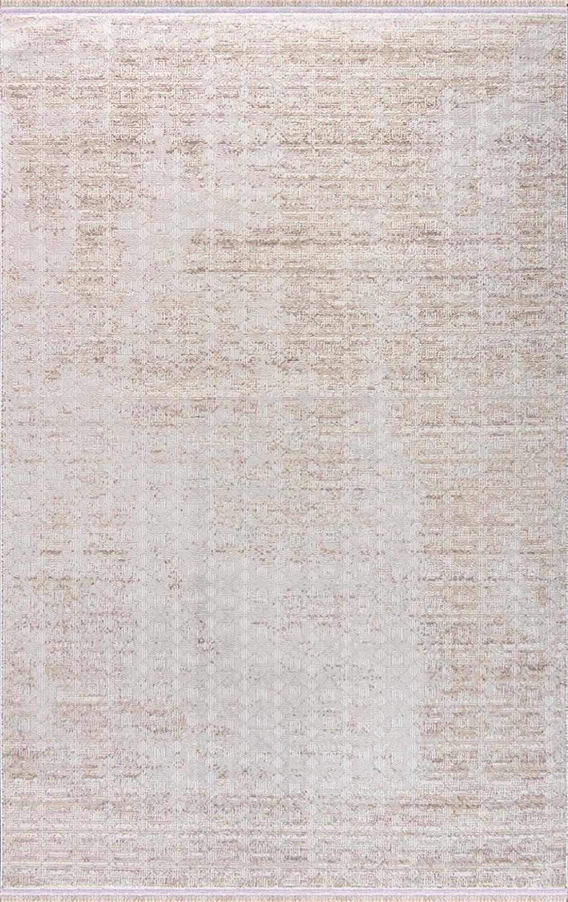Merinos Lion 62750 Vizon 5 mm Polyester Antibakteriyel Yıkanabilir Kalın Kaymaz Dikdörtgen Makine Dokuma Salon Halısı 80x150 cm