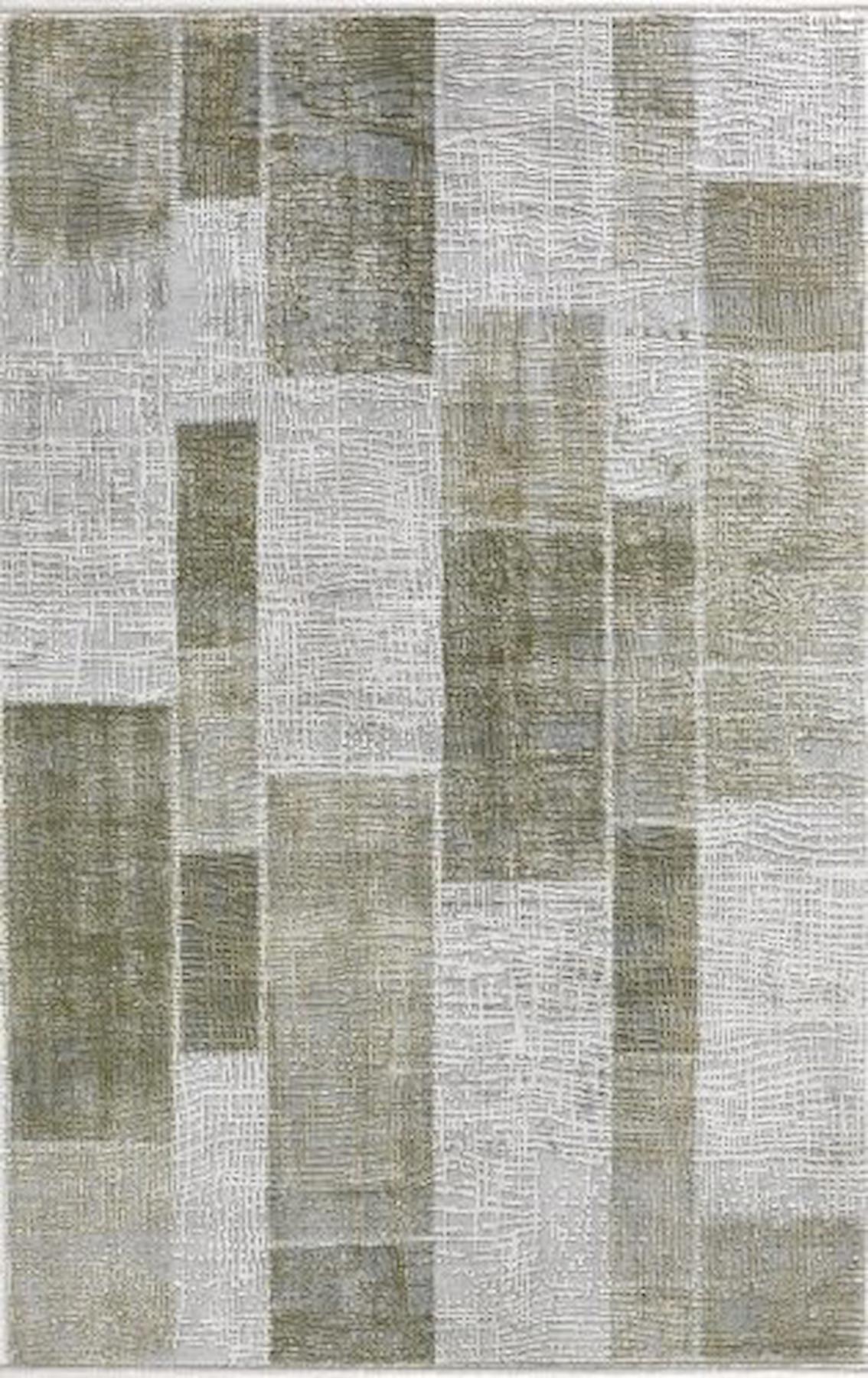 Merinos Therapy 19124 Krem 12 mm Viskon Yumuşak Yıkanabilir Kalın Kaymaz Dikdörtgen Makine Dokuma Salon Halısı 100x200 cm