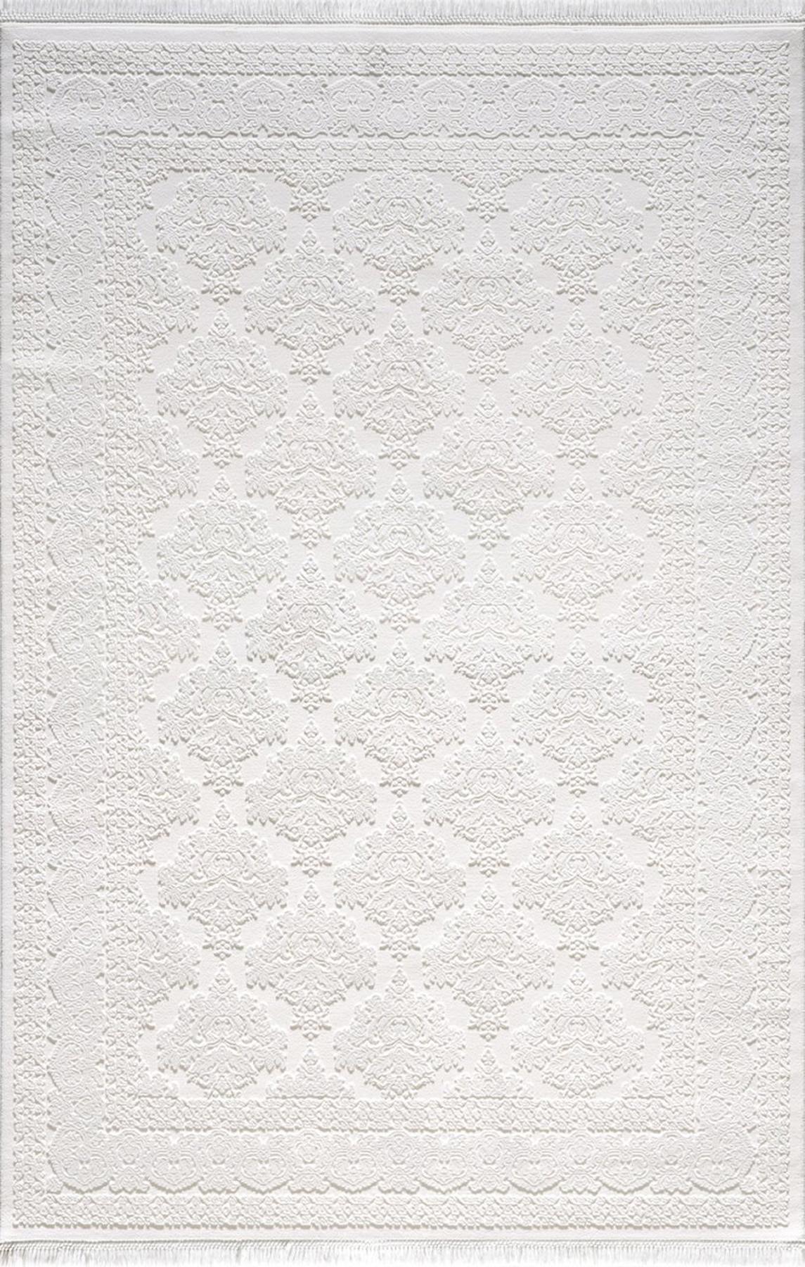 Artemis Halı Vanessa 6151C Krem Akrilik Yıkanabilir İnce Kaymaz Jüt Taban Dikdörtgen Makine Dokuma Salon Halısı 100x200 cm