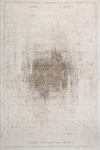Sanat Halı Mira 3573 Çok Renkli 7 mm Pamuk Antibakteriyel Yıkanabilir Kalın Kaymaz Lateks Taban Dikdörtgen Makine Dokuma Salon Halısı 125x200 cm