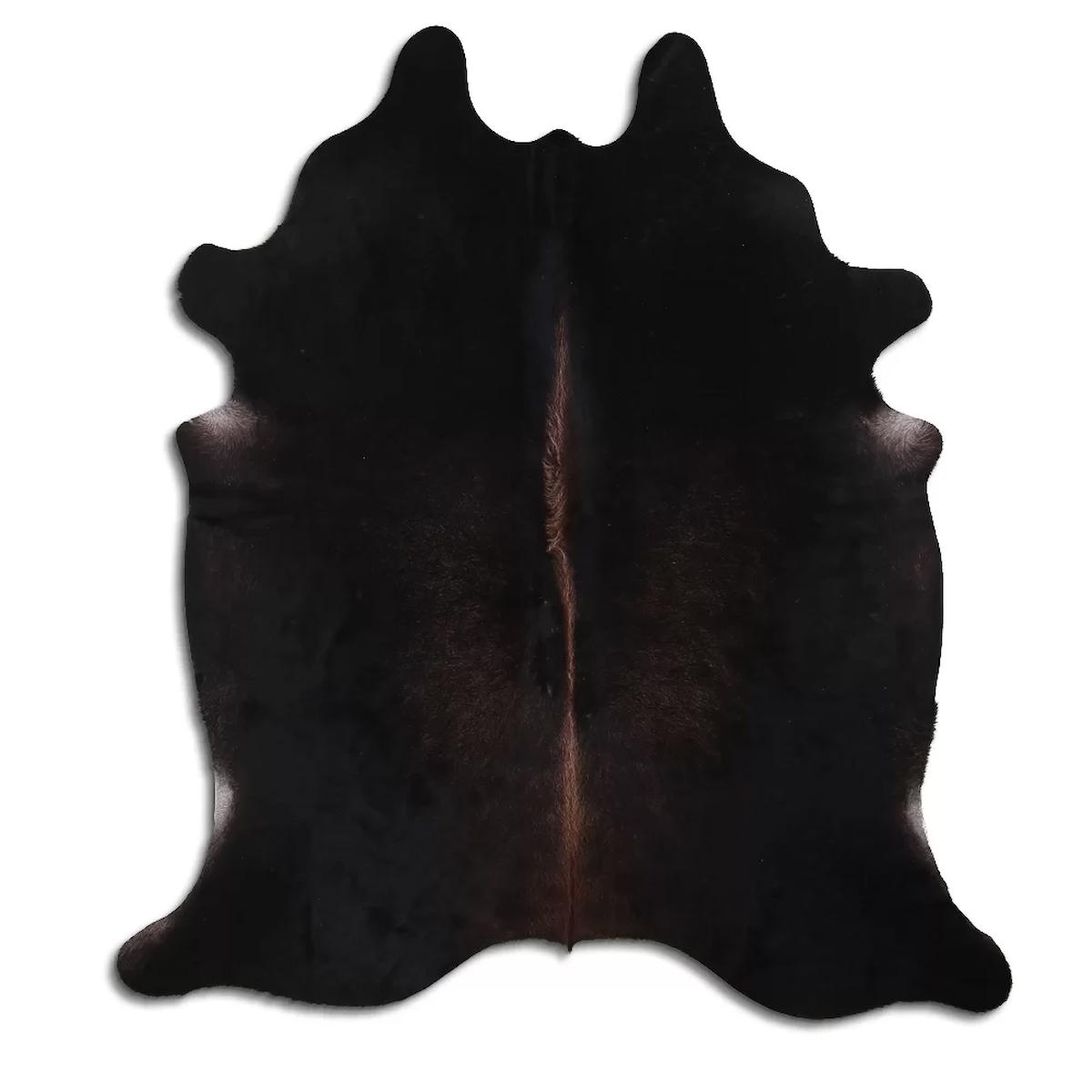 Fiesta Leather Art 39683 Krem 51 mm Deri Toz Tutmaz Yıkanabilir İnce Kaymaz Deri Taban Oval Makine Dokuma Salon Halısı 180x350 cm