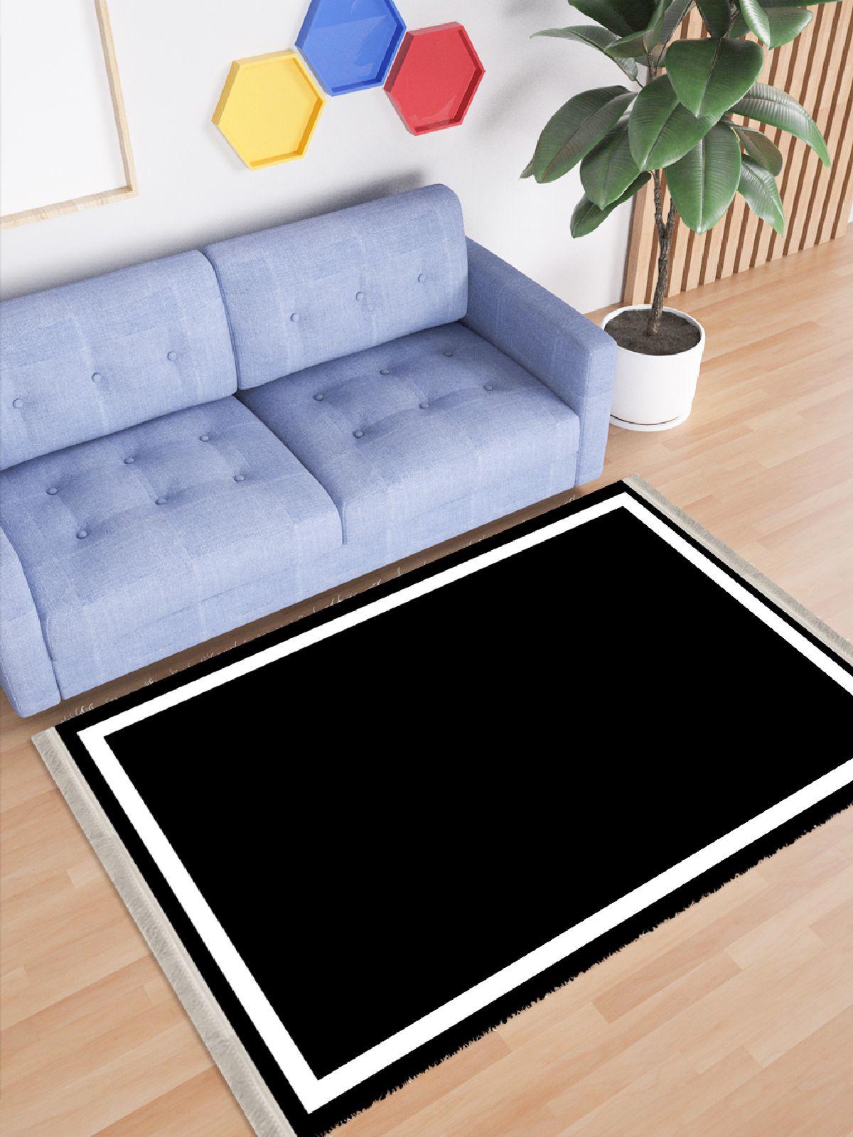 Enbe Collection E-MD0105A Krem 5 mm Pamuk Silinebilir Yıkanabilir Orta Kaymaz Dot Taban Dikdörtgen Makine Dokuma Oturma Odası Halısı 80x300 cm