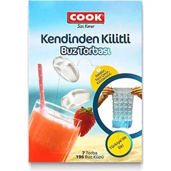 Cook Bölmeli Kilitli Buz Torbası 7 Adet