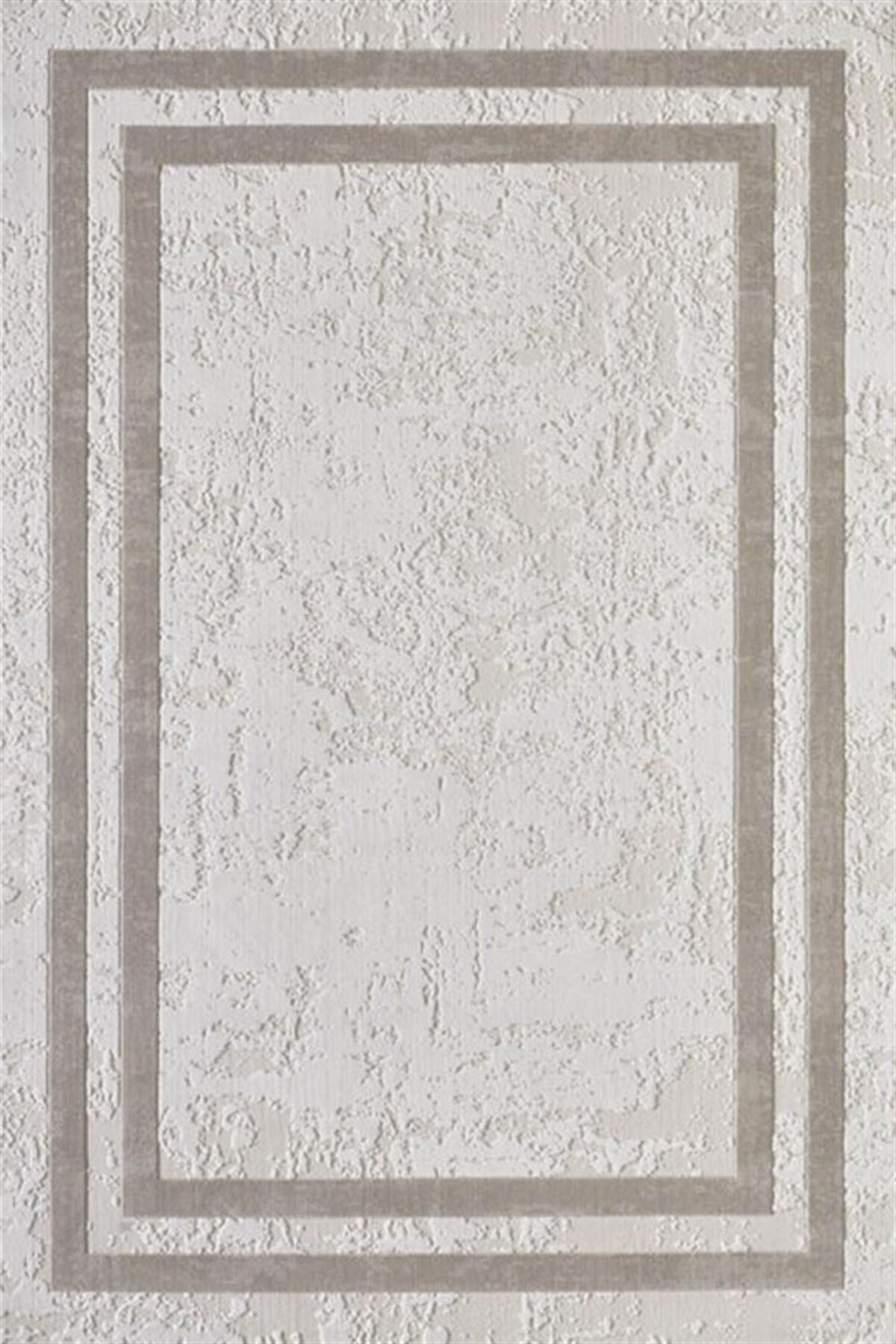Artemis Halı Murano 1361A Bej 11 mm Pamuk Yıkanabilir İnce Kaymaz Jüt Taban Dikdörtgen Makine Dokuma Salon Halısı 160x230 cm