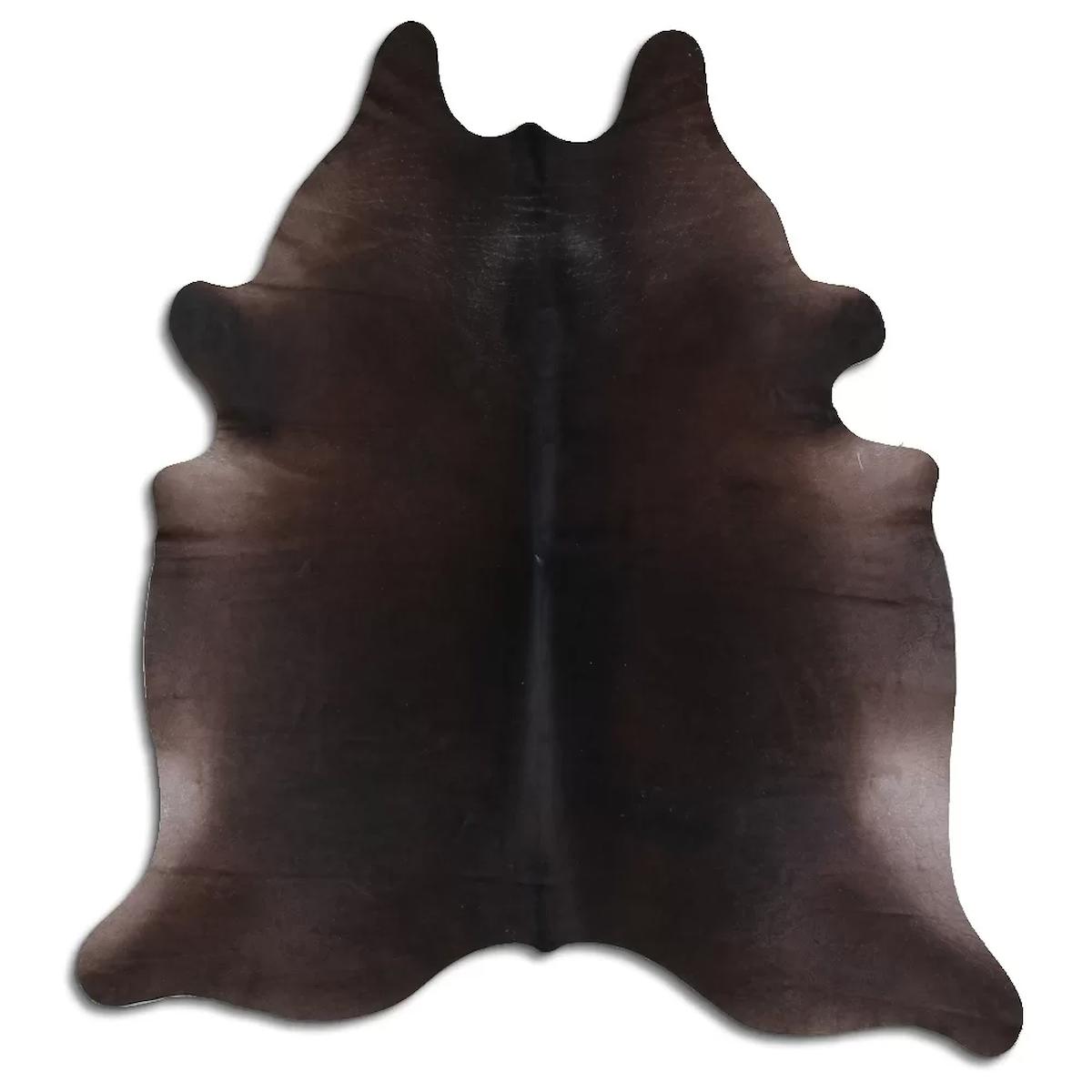Fiesta Leather Art 66070 Krem 51 mm Deri Toz Tutmaz Yıkanabilir İnce Kaymaz Deri Taban Oval Makine Dokuma Salon Halısı 120x400 cm