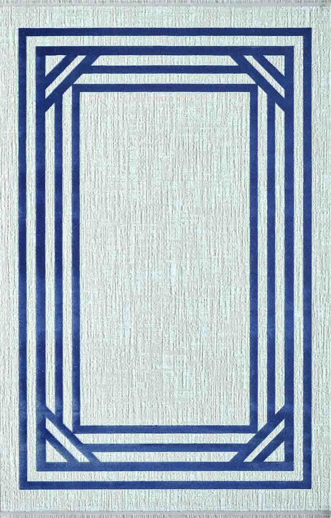 Artemis Halı Murano 09163D Çok Renkli Akrilik Yıkanabilir İnce Kaymaz Jüt Taban Dikdörtgen Makine Dokuma Salon Halısı 160x230 cm