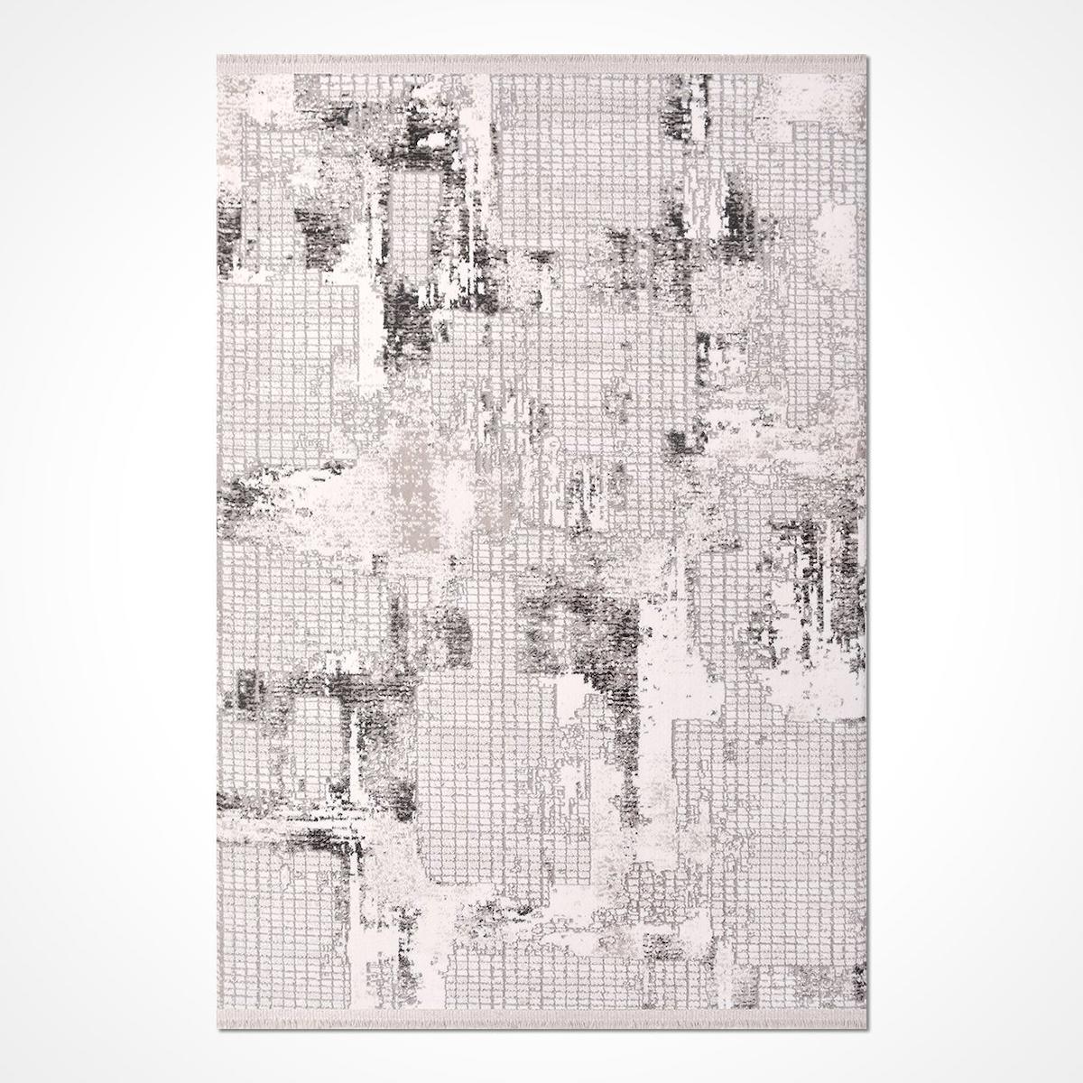 Dekozer Çok Renkli 8 mm Pamuk Toz Tutmaz Yıkanabilir İnce Kaymaz Taban Dikdörtgen Makine Dokuma Salon Halısı 120x180 cm