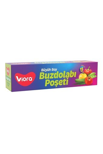 Viora Orta Kilitli Buz Dolabı Poşeti 4x15 - 2x12 Adet